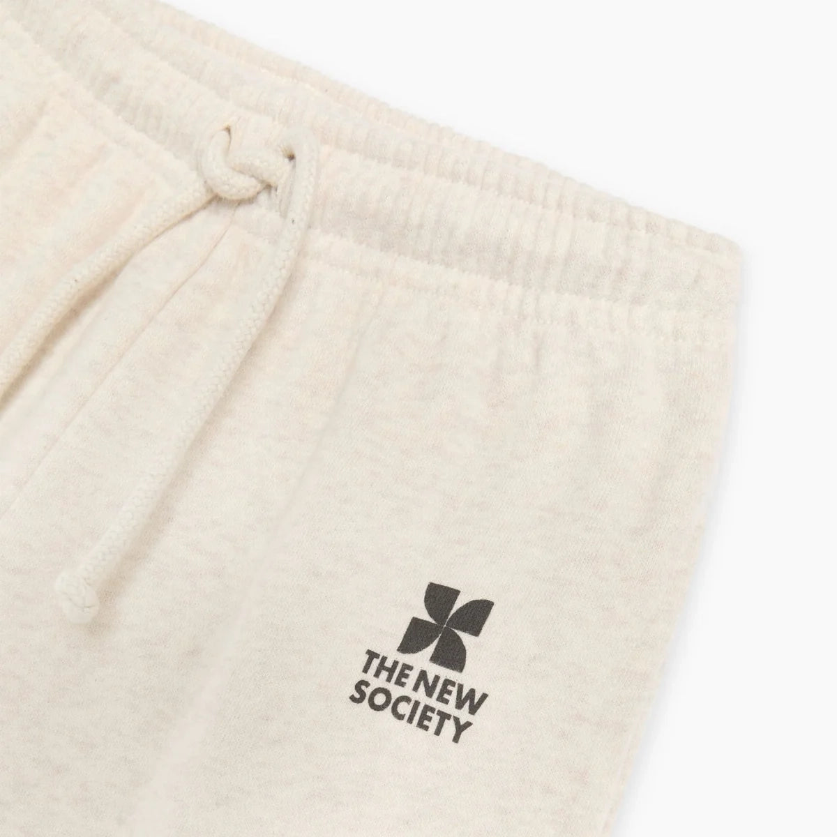 Boys & Girls White Logo Cotton Trousers