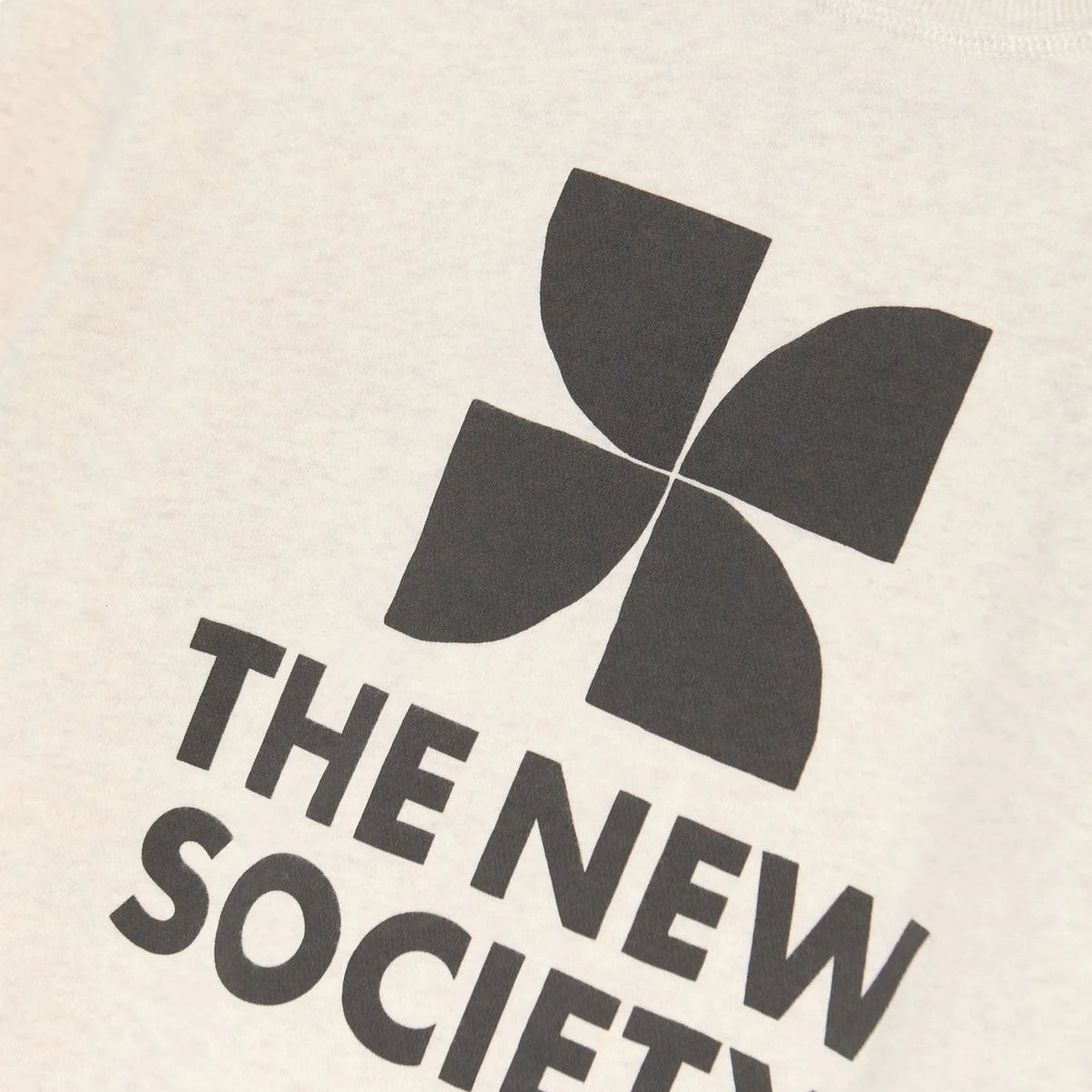 Boys & Girls White Logo Cotton Sweatshirt