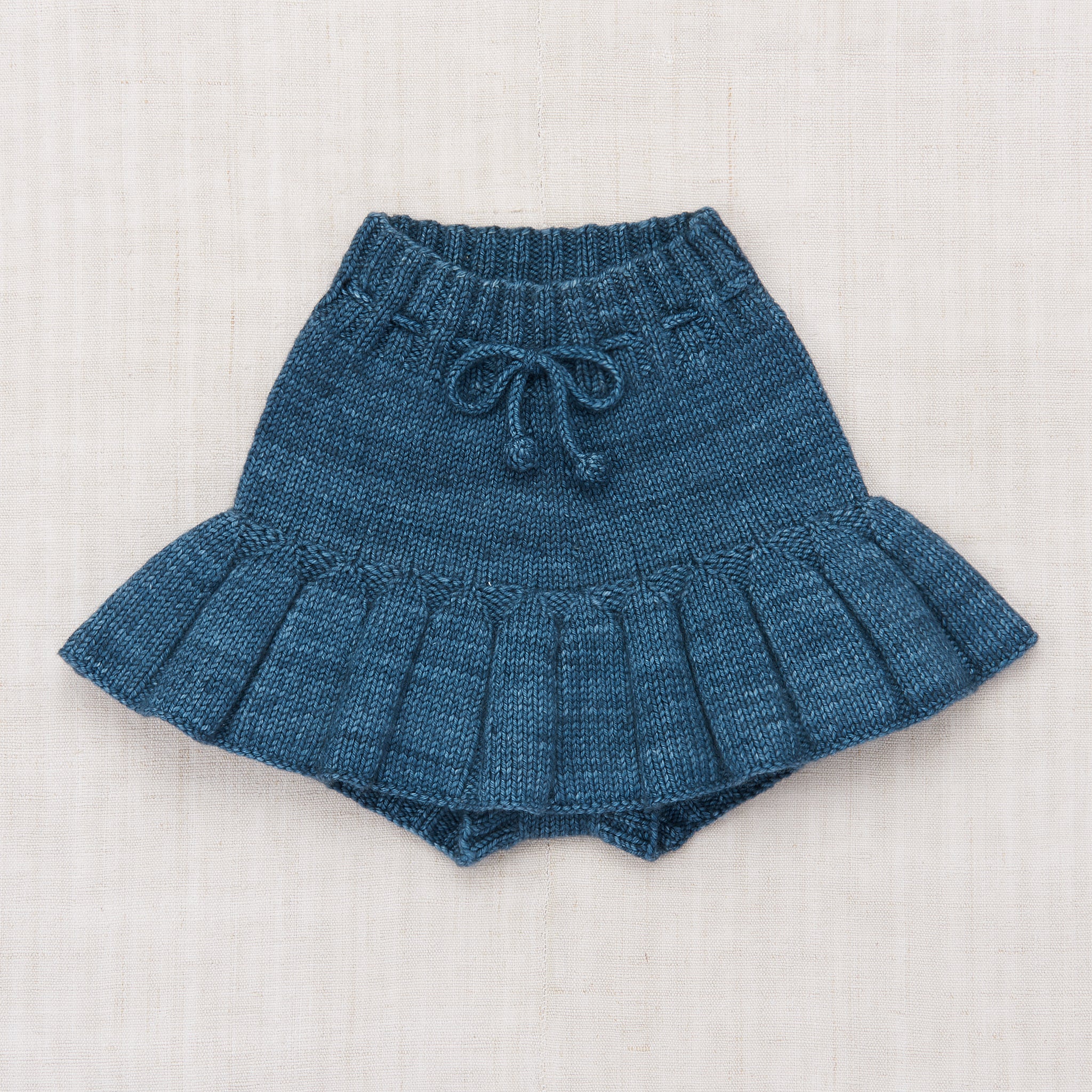 Girls Blue Wool Skirt