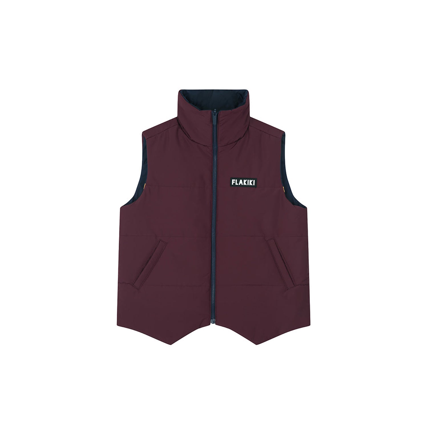 Boys & Girls Wine Reversible Padded Gilet