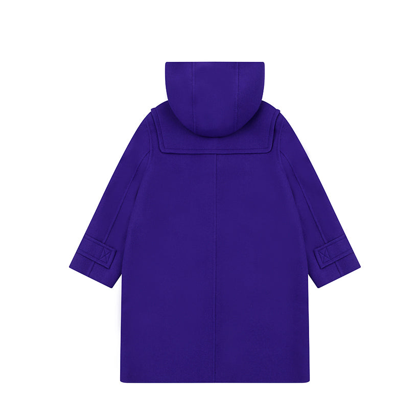 Boys & Girls Purple Wool Coat