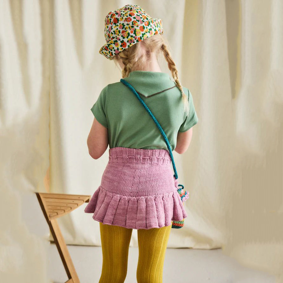 Girls Pink Knit Skirt