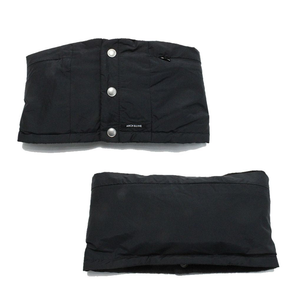 Boys & Girls Black Reversible Padded Coat