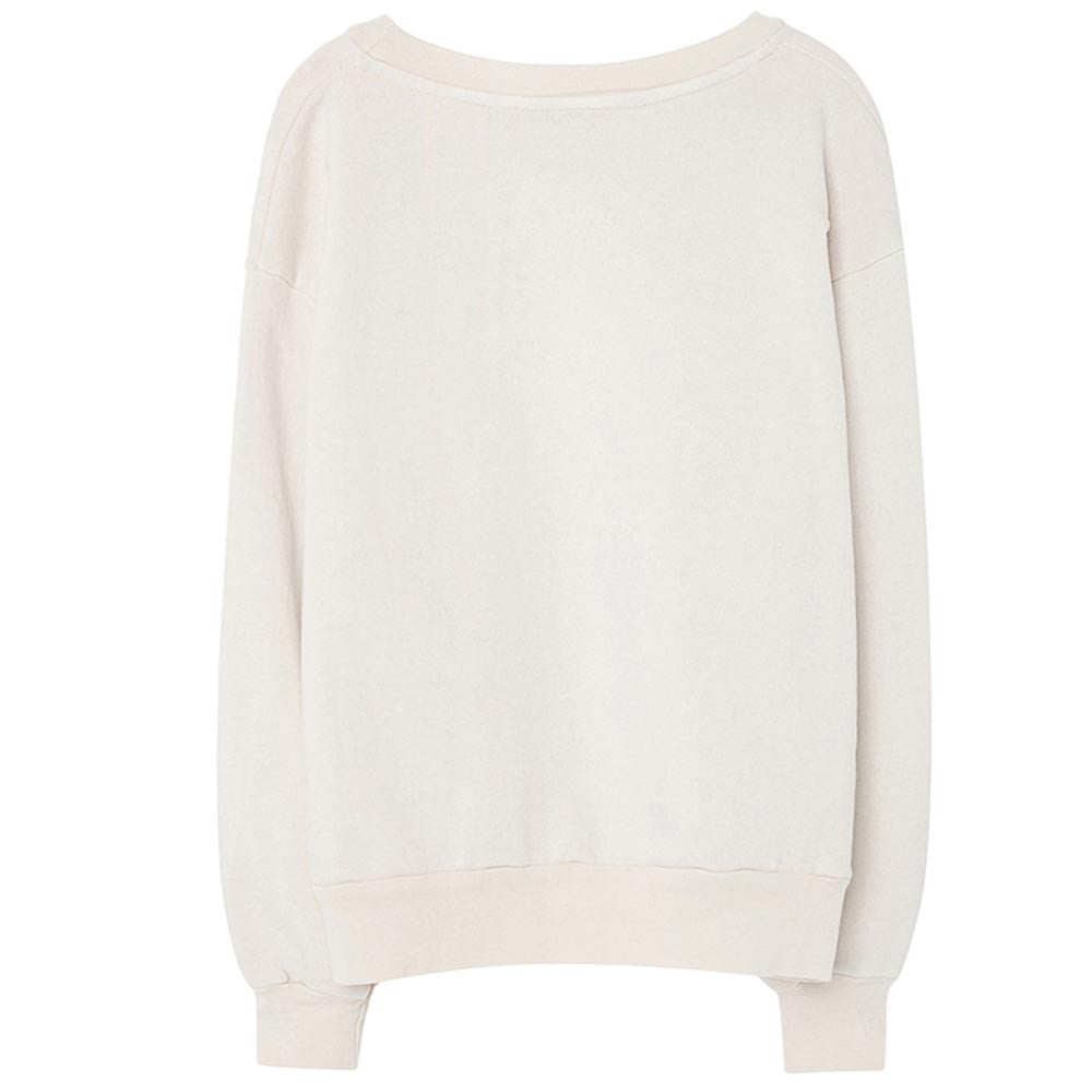 Girls White "Santa Maria" Sweatshirt - CÉMAROSE | Children's Fashion Store - 2
