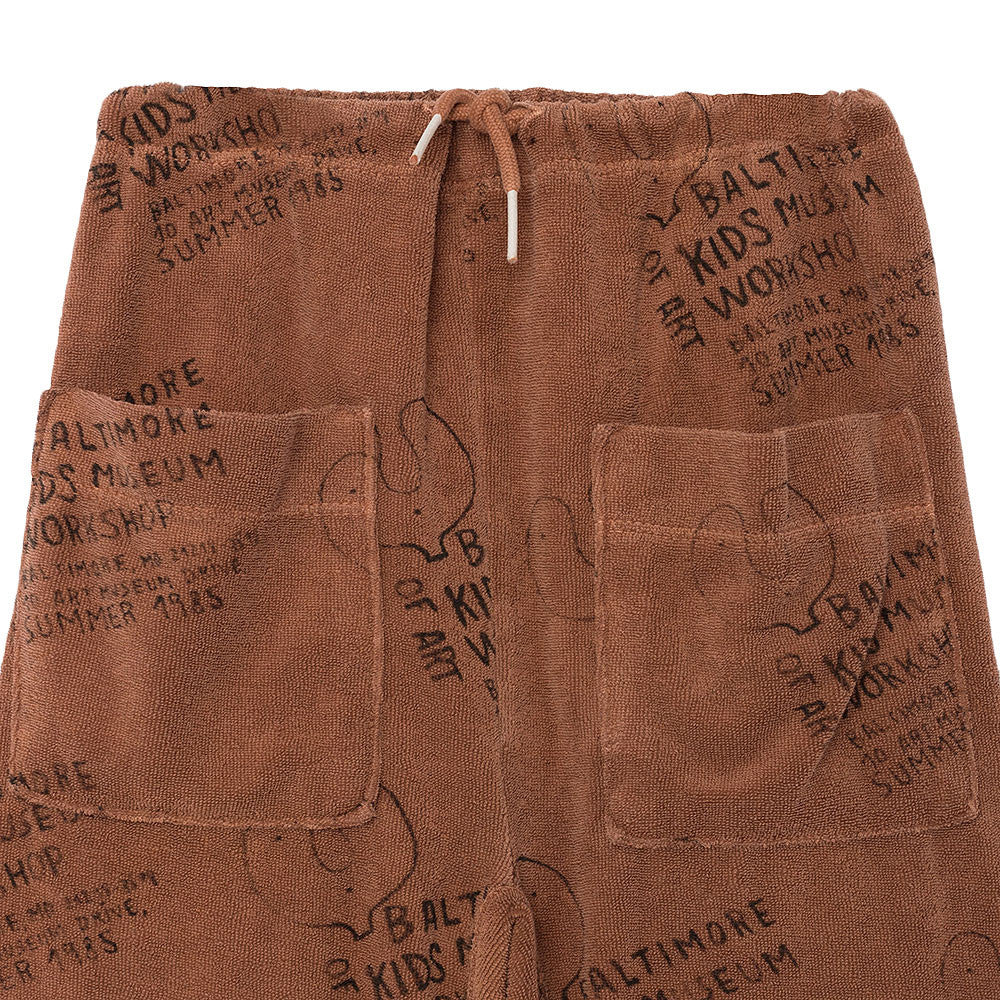 Boys Brown Pants With Big Pockets - CÉMAROSE | Children's Fashion Store - 3