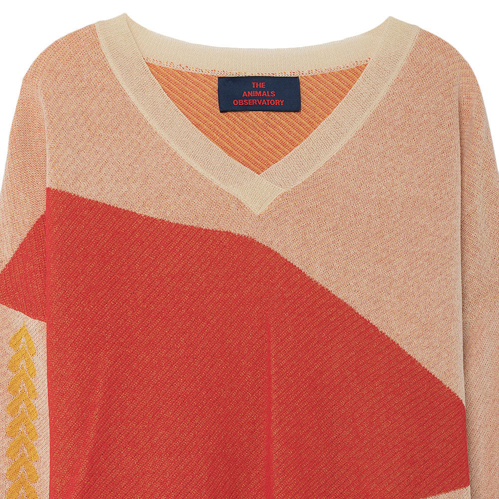 Girl Multicolor Long Sleeves Sweater - CÉMAROSE | Children's Fashion Store - 3