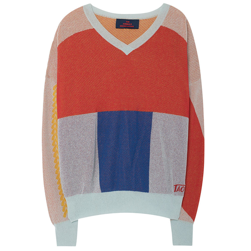 Girls Multicolor Sweater - CÉMAROSE | Children's Fashion Store - 1