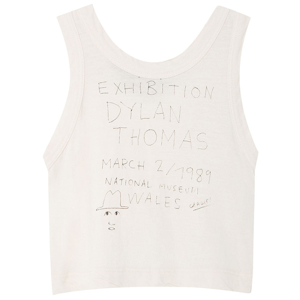 Baby Girls White Cotton Vest - CÉMAROSE | Children's Fashion Store - 1