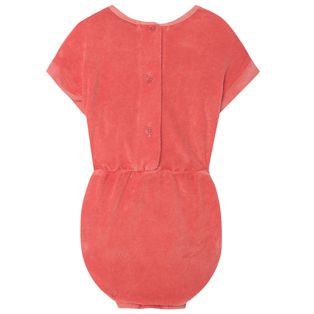 Baby Girls Rose Red Babysuit - CÉMAROSE | Children's Fashion Store - 2