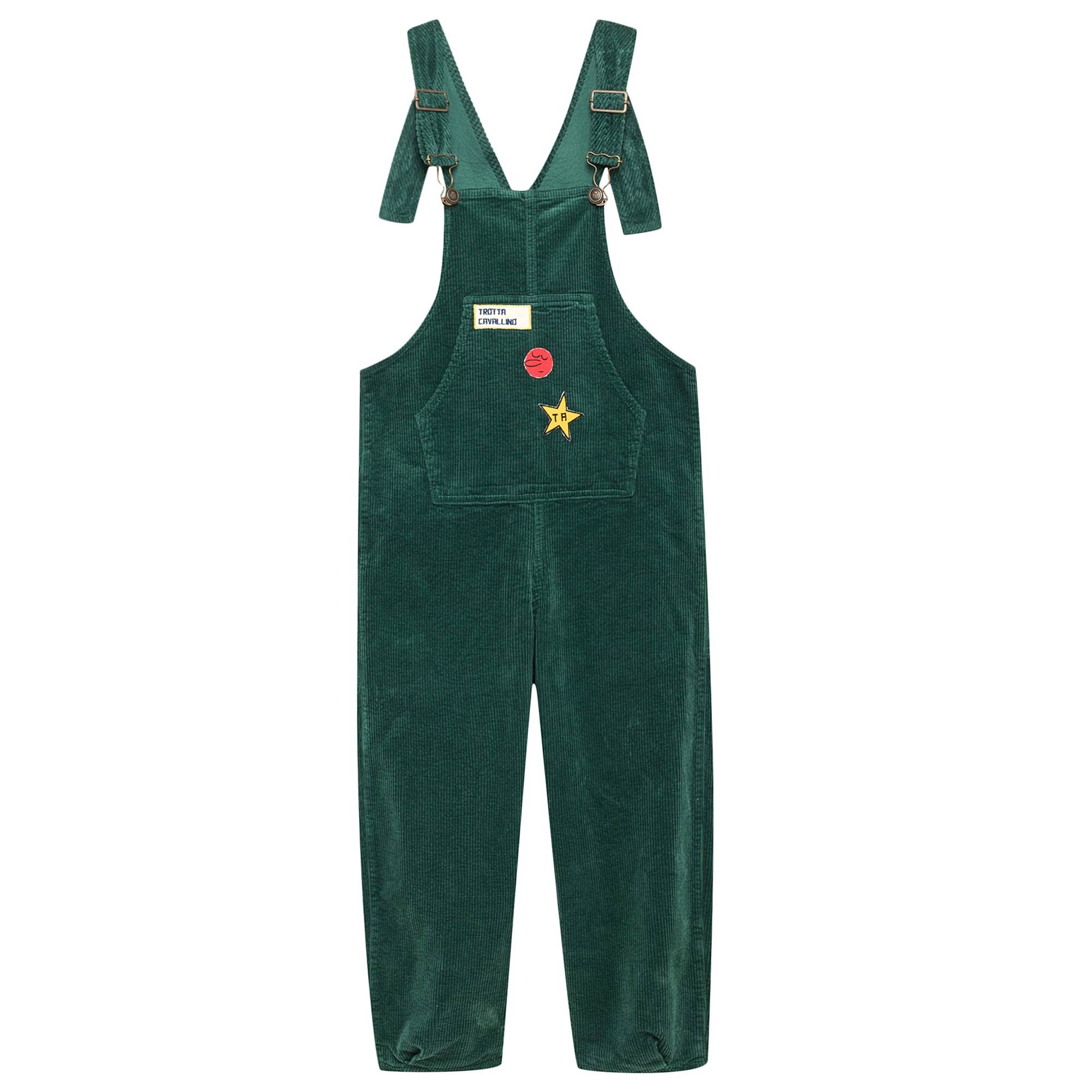 Girls Green Woven Romper