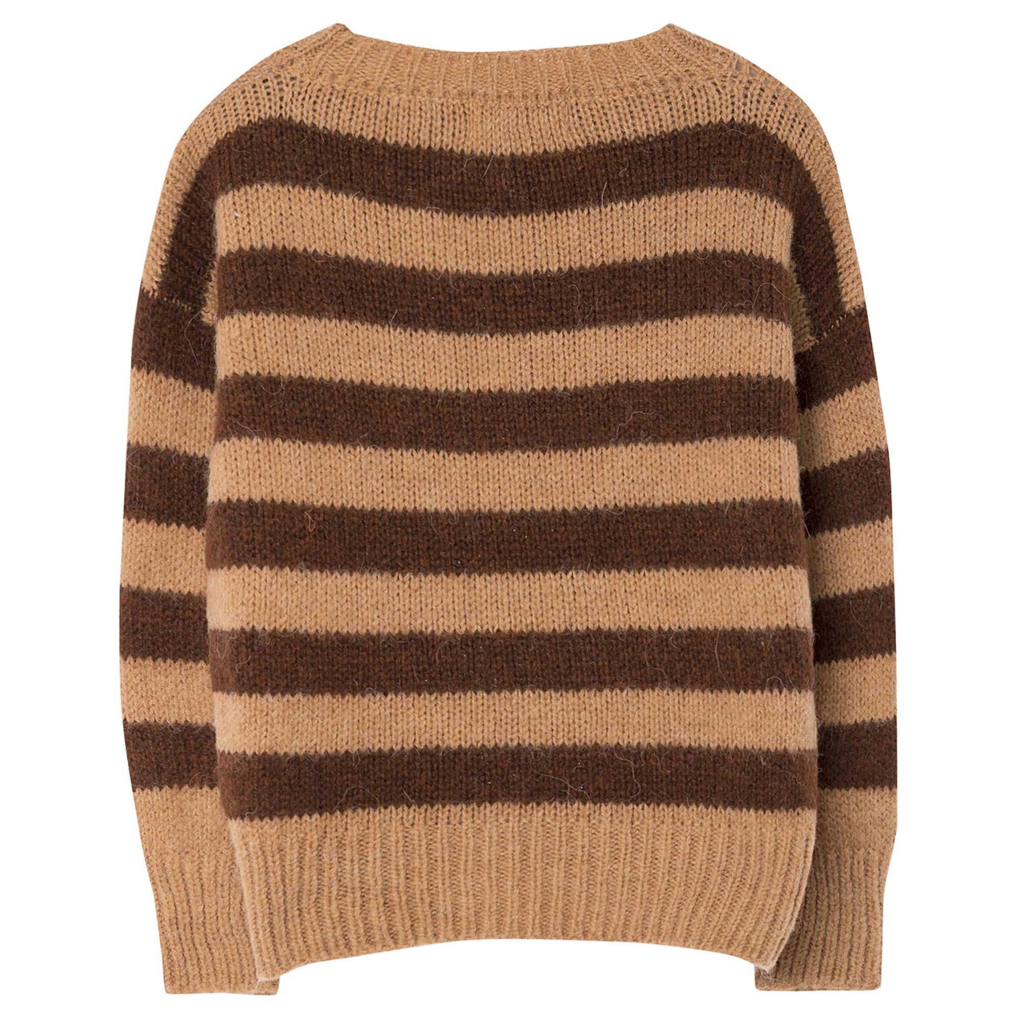 Boys & Girls Brown Striped Sweater