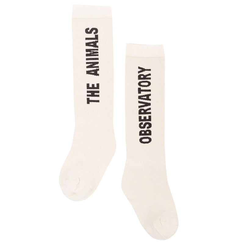 White Logo Socks