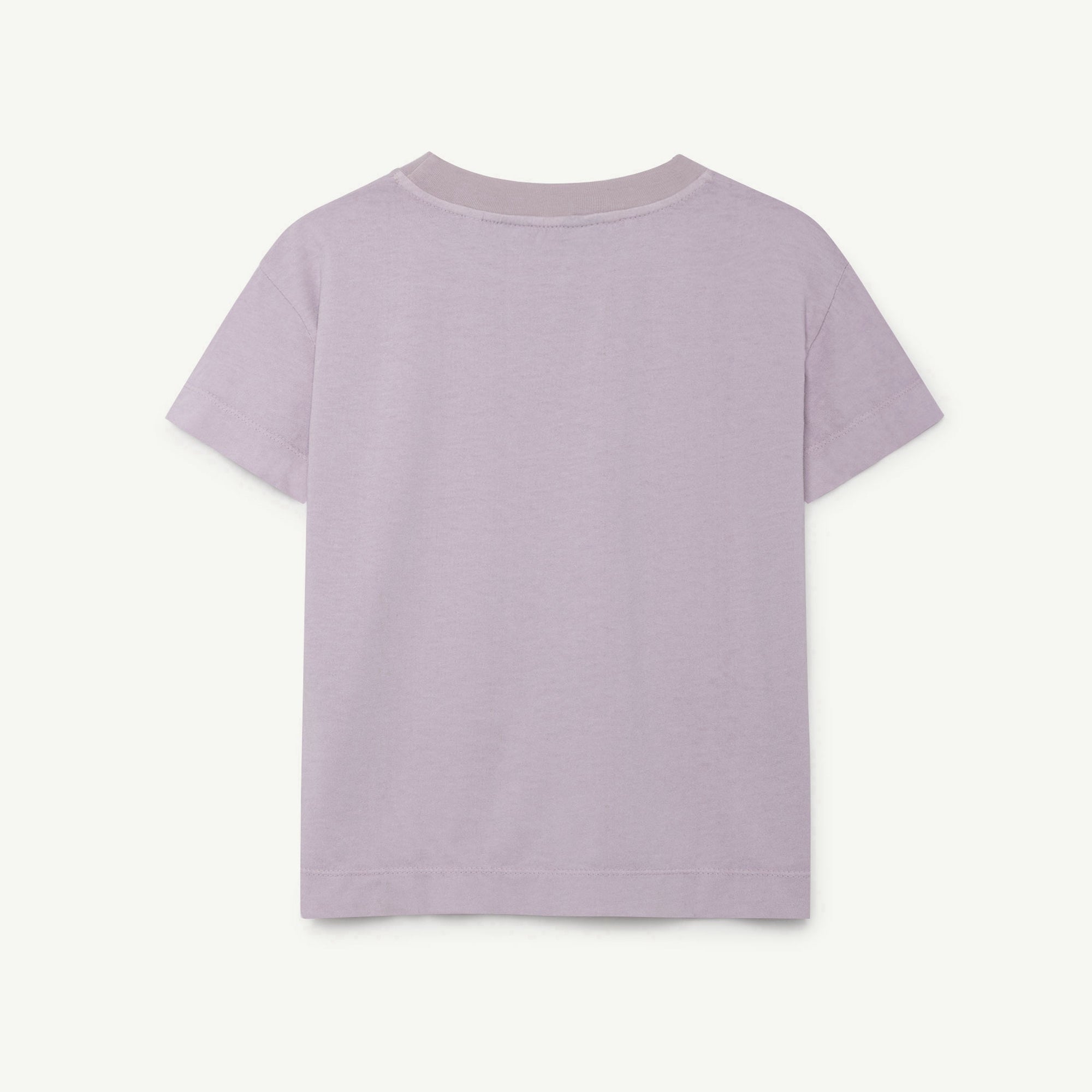 Girls & Boys Purple Green Cotton T-shirt