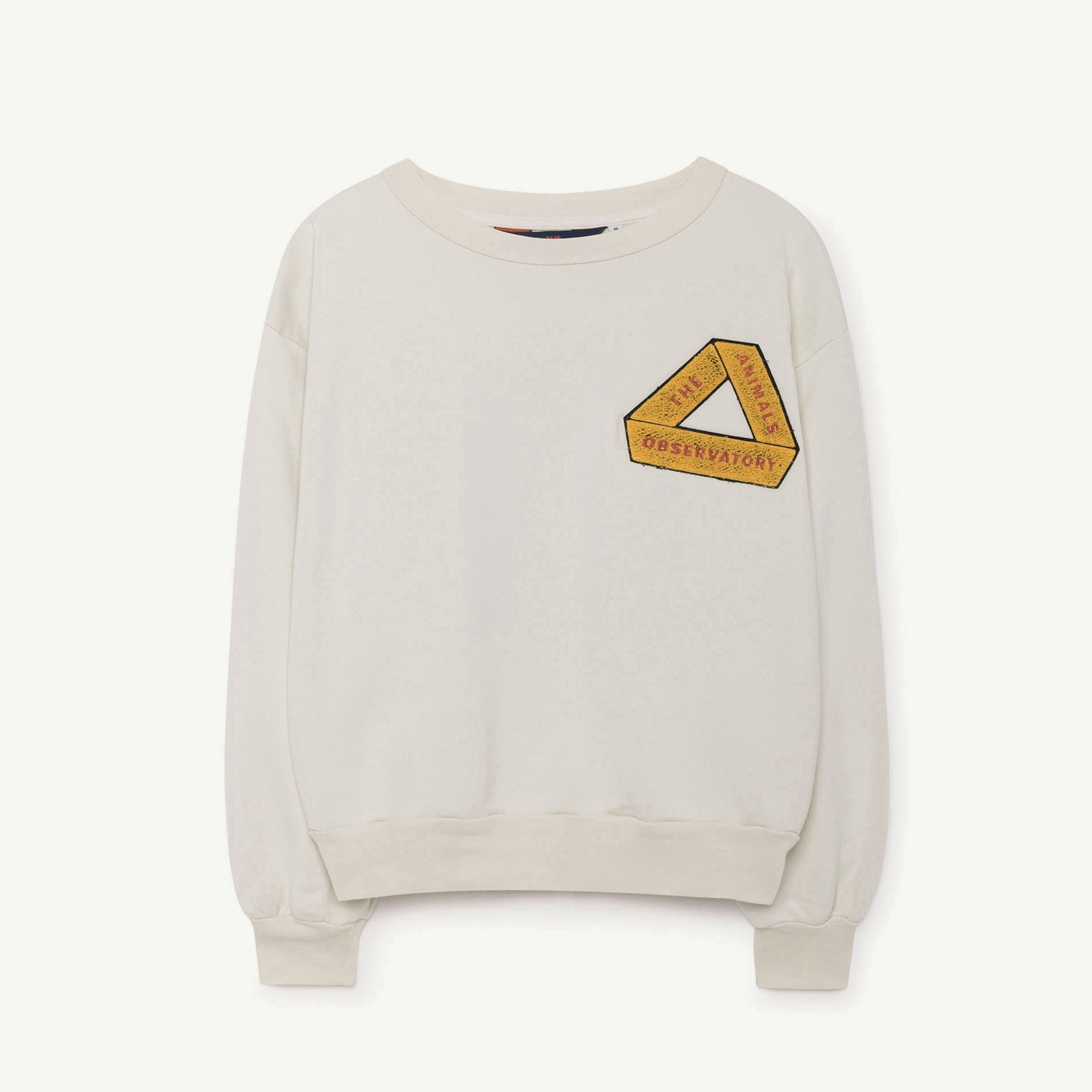 Girls & Boys White Cotton Swestshirt