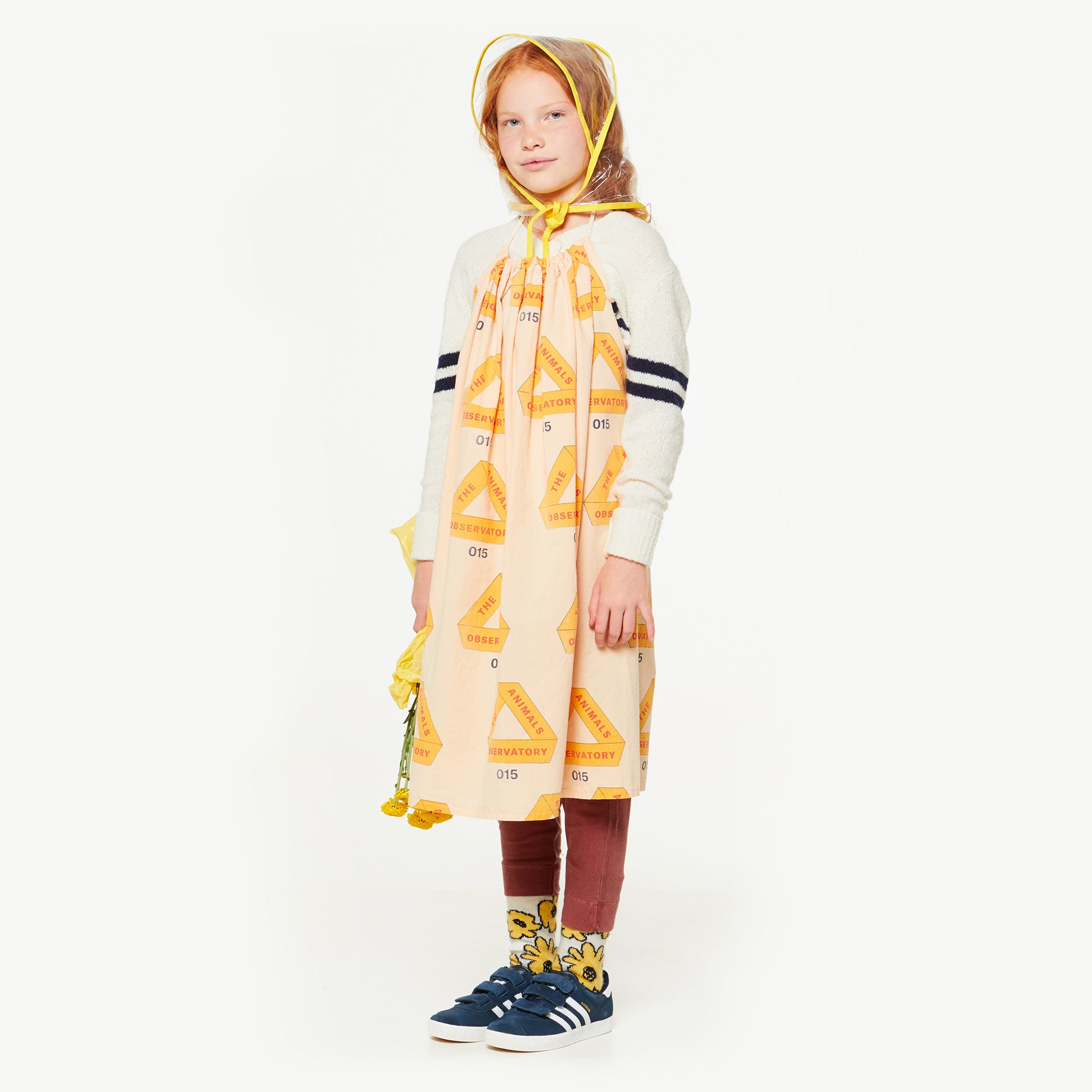 Girls & Boys Yellow Merino Wool Socks