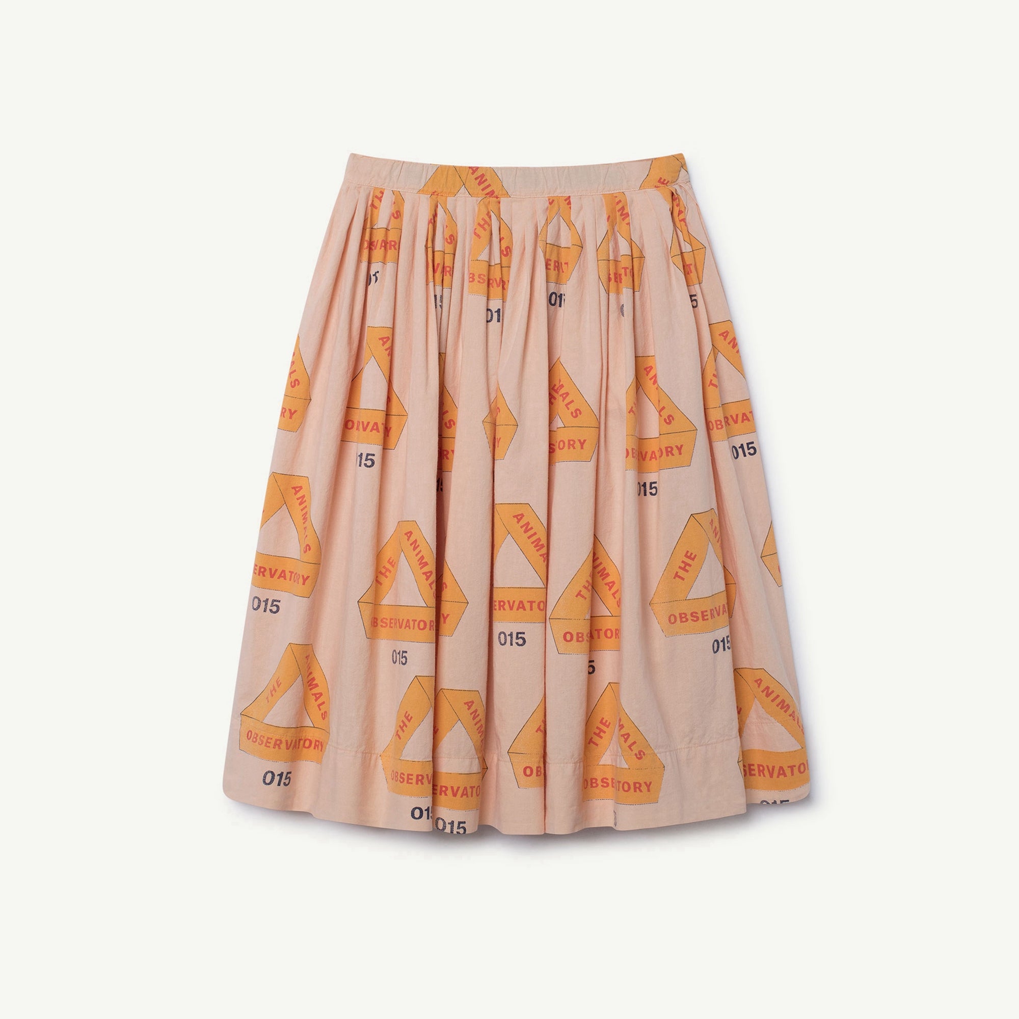 Girls Rose Triangles Cotton Skirt