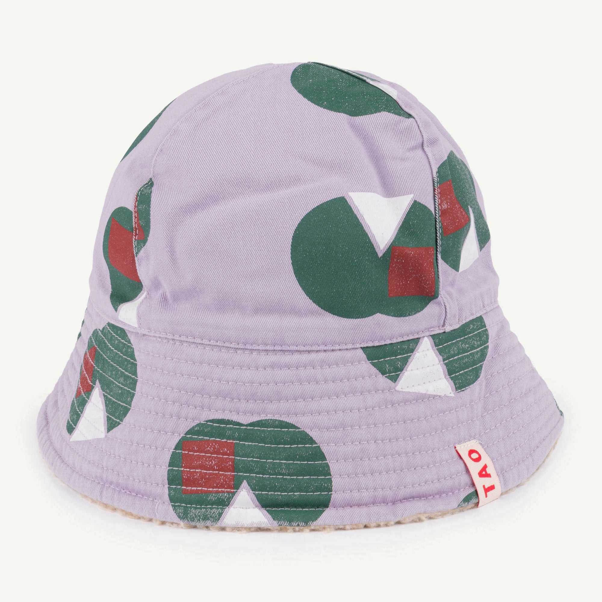 Girls & Boys Purple Apple Cotton Hat