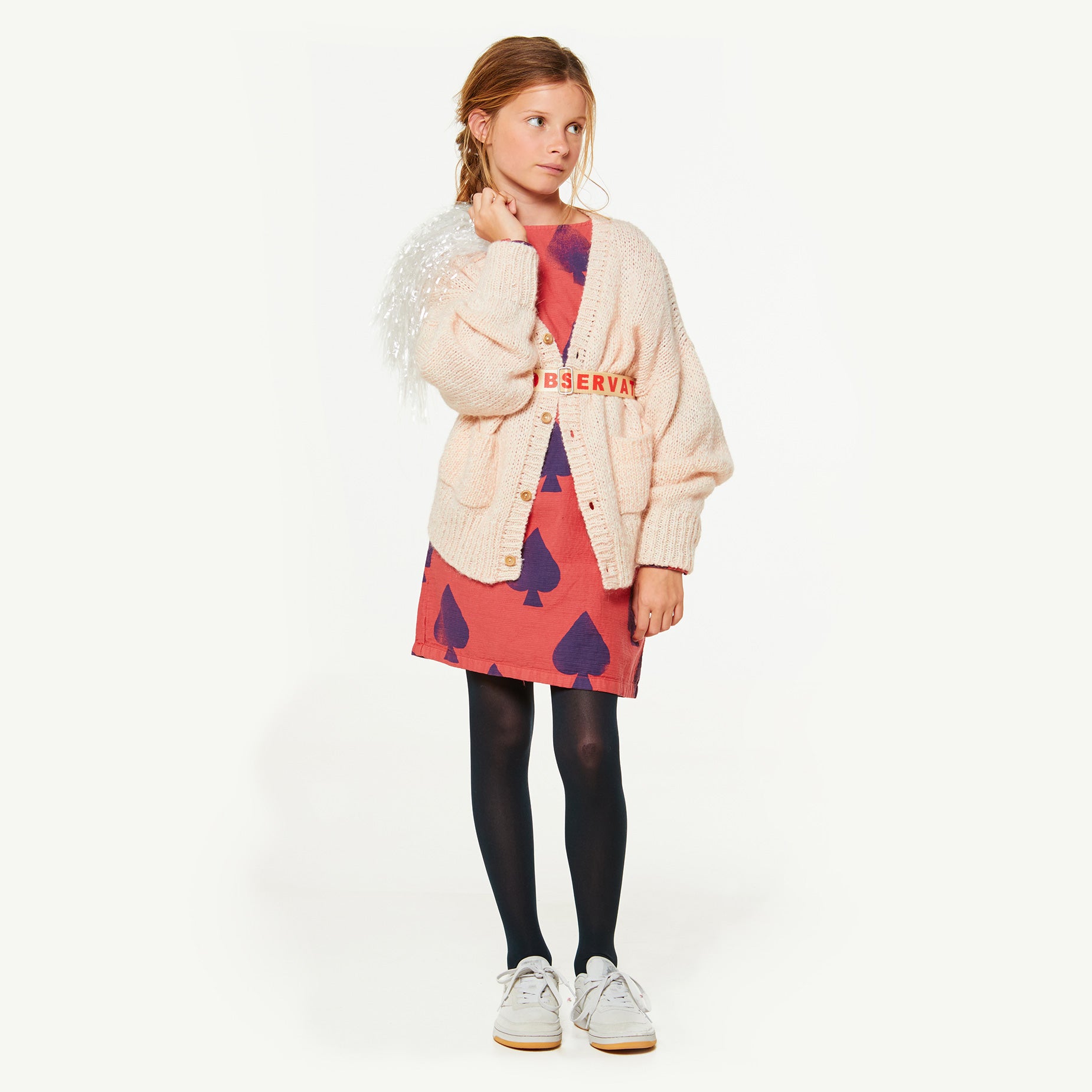 Girls & Boys Soft Pink Wool Cardigan