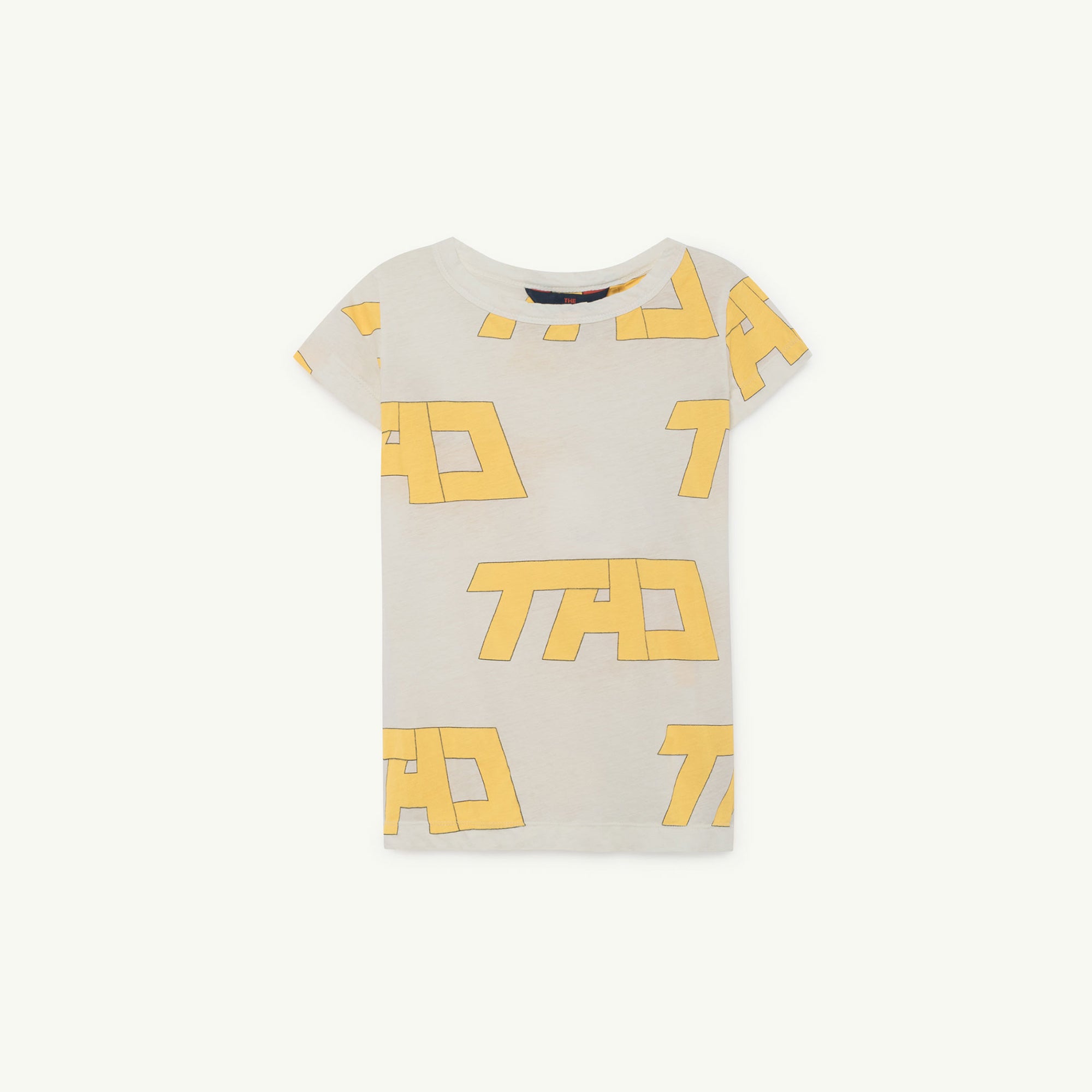 Girls White Cotton T-shirt
