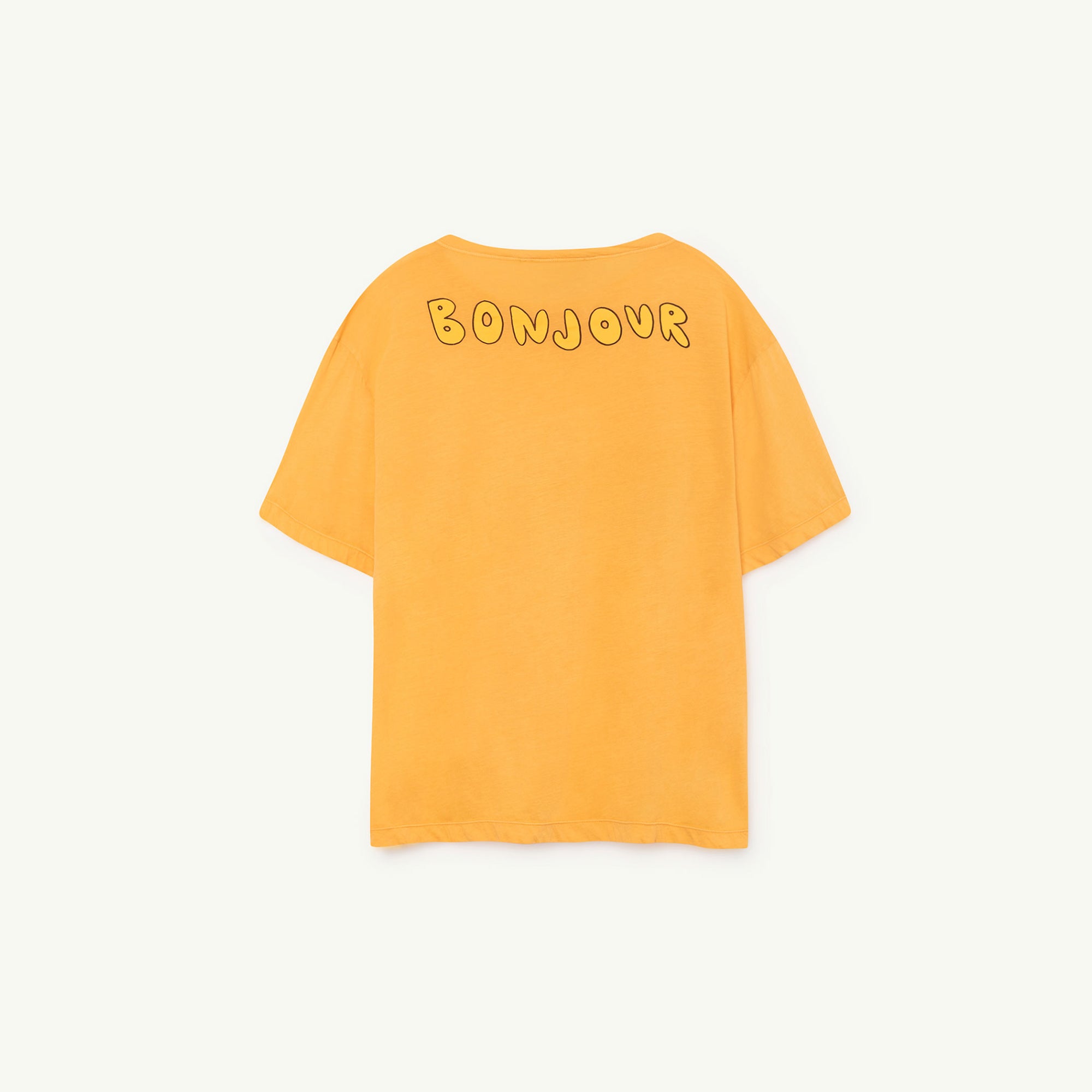 Girls Yellow Merci Cotton T-shirt