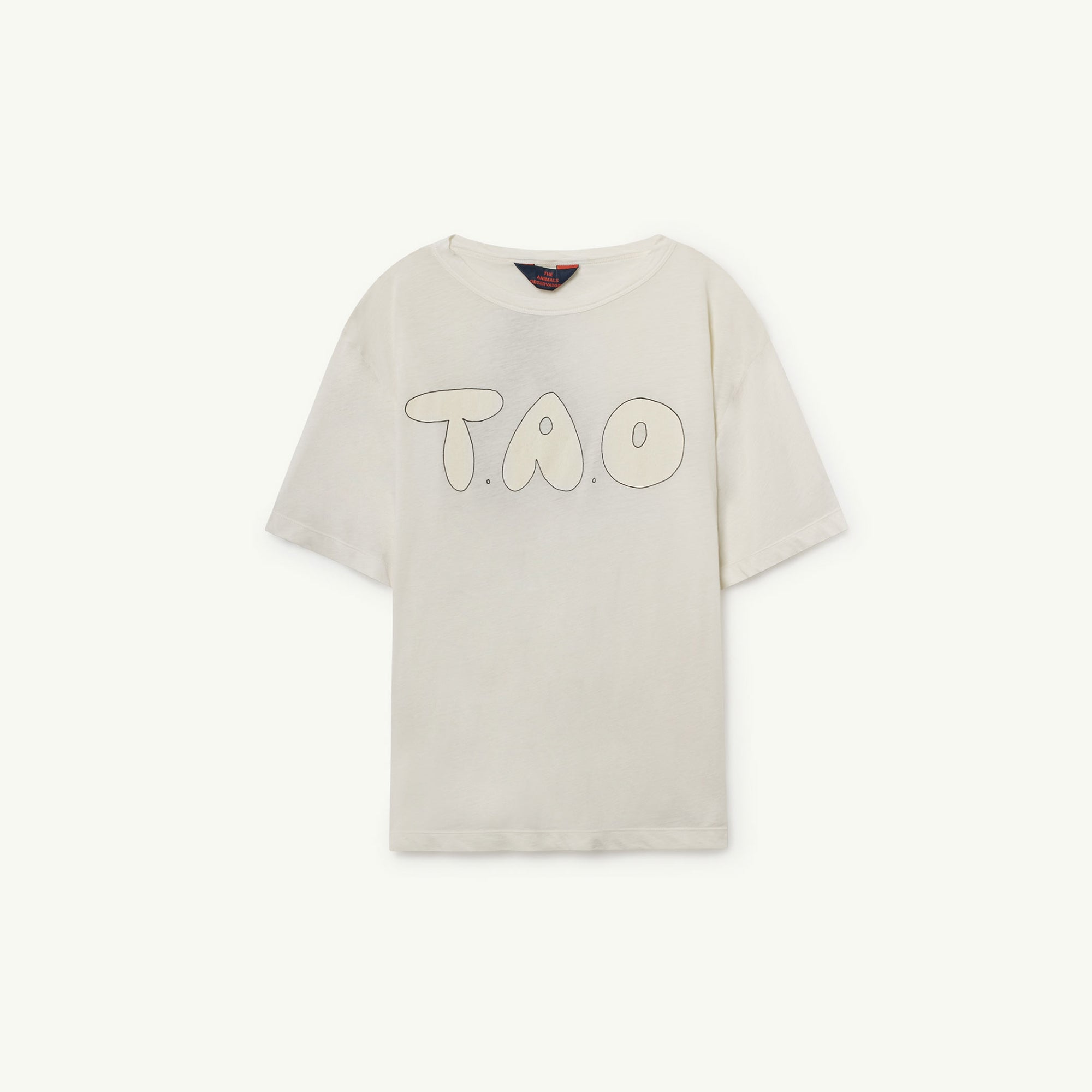 Girls White Cotton T-shirt