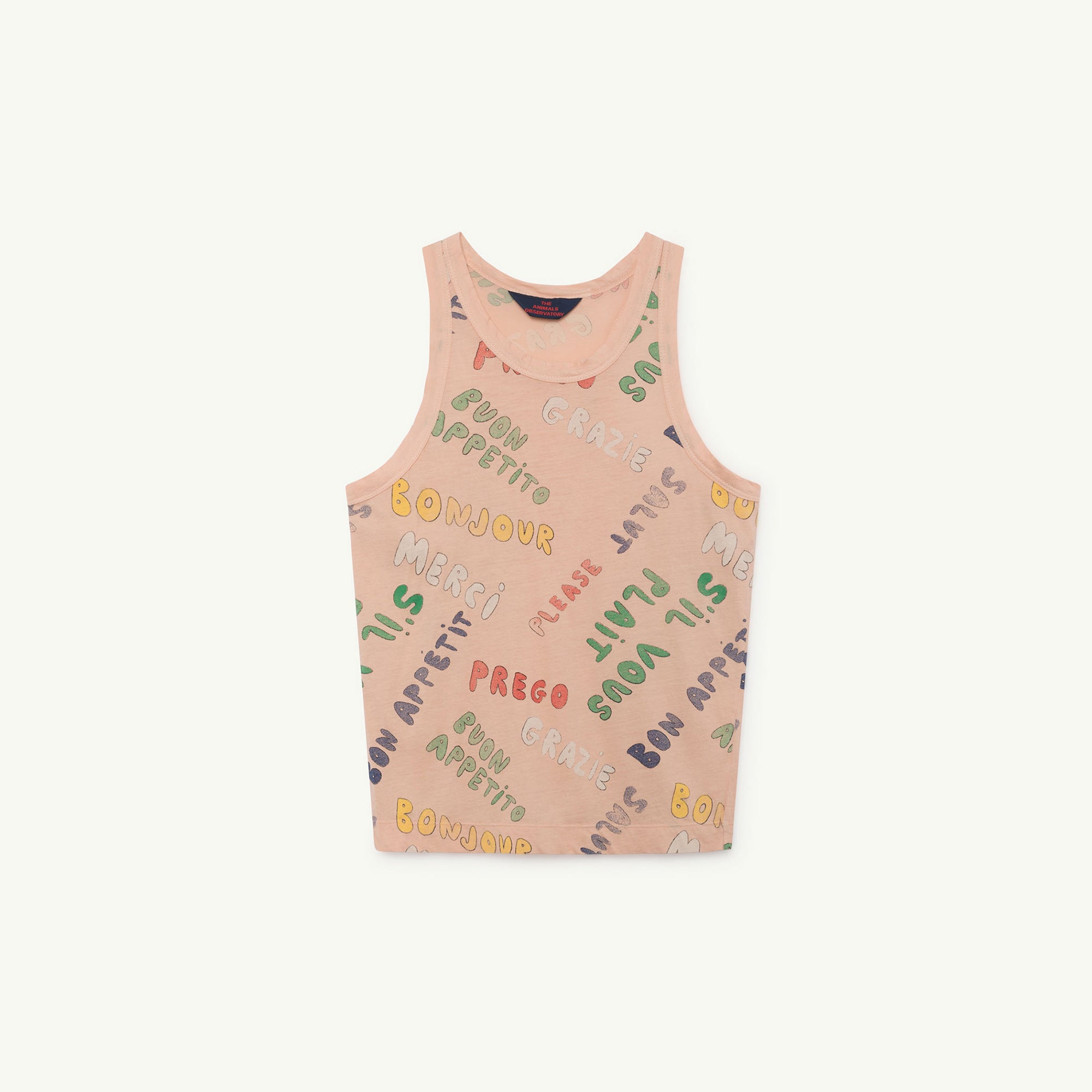 Girls Pink Logo Cotton Top