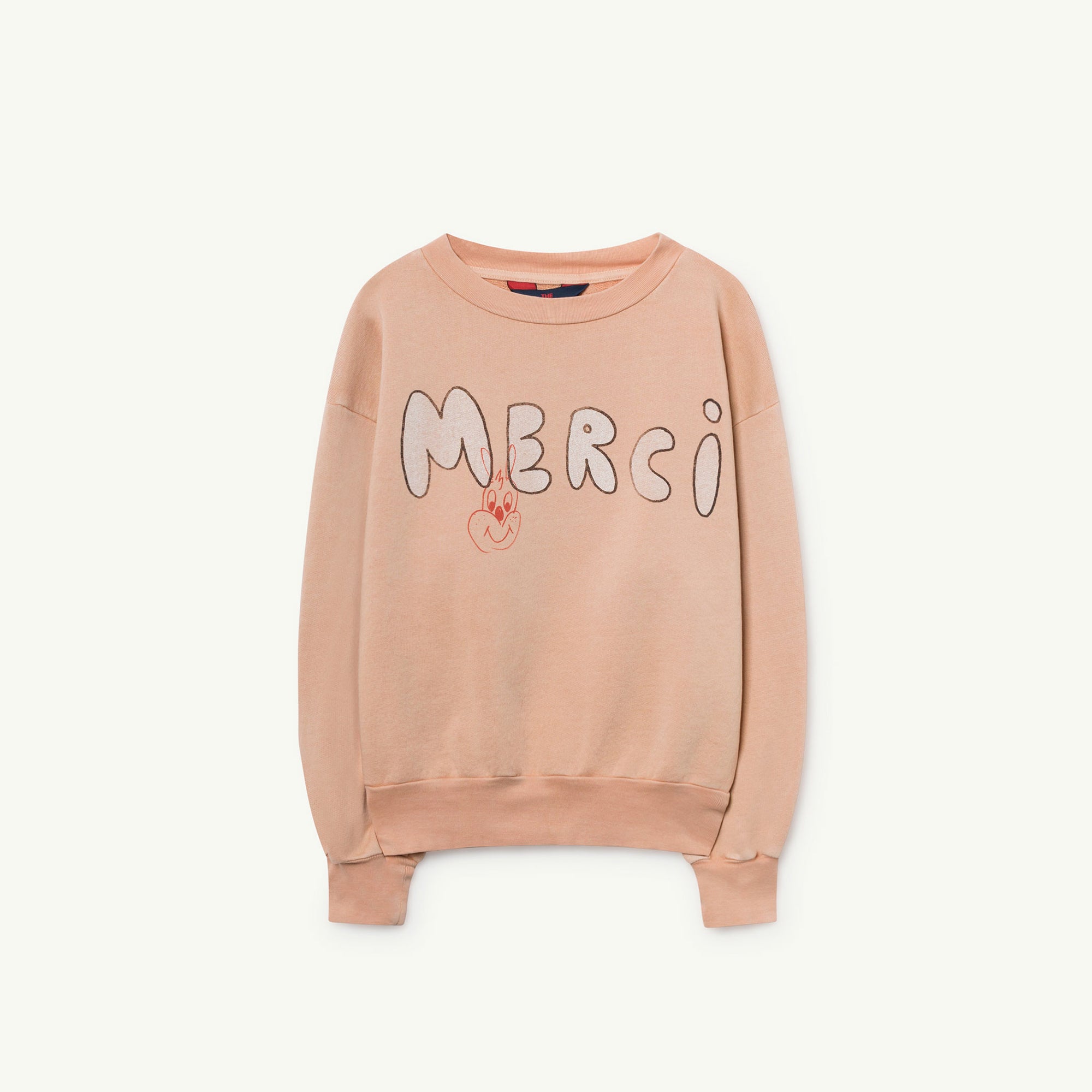 Girls Pink Merci Cotton Sweartshirt