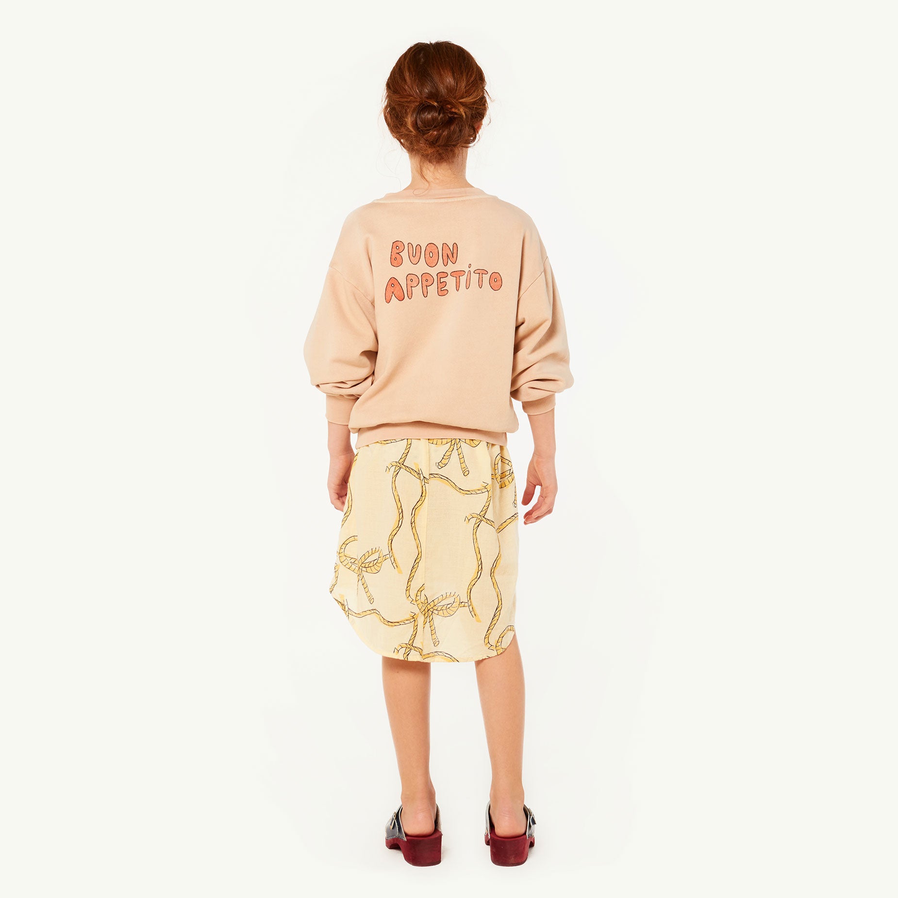 Girls Pink Merci Cotton Sweartshirt