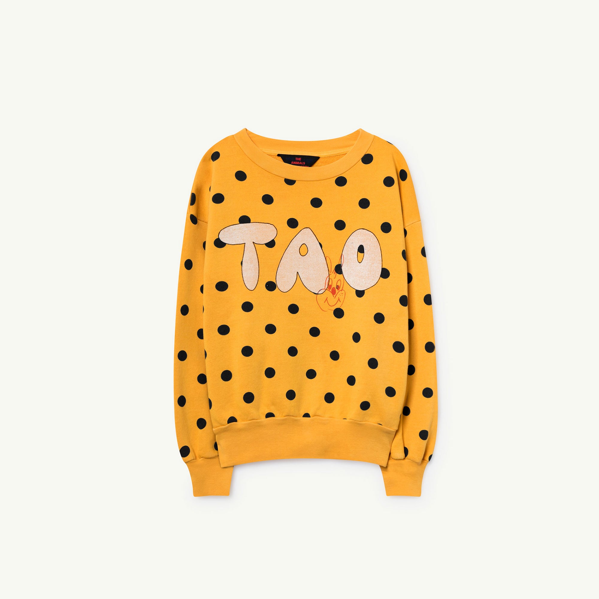 Girls Yellow Cotton Sweatshirt