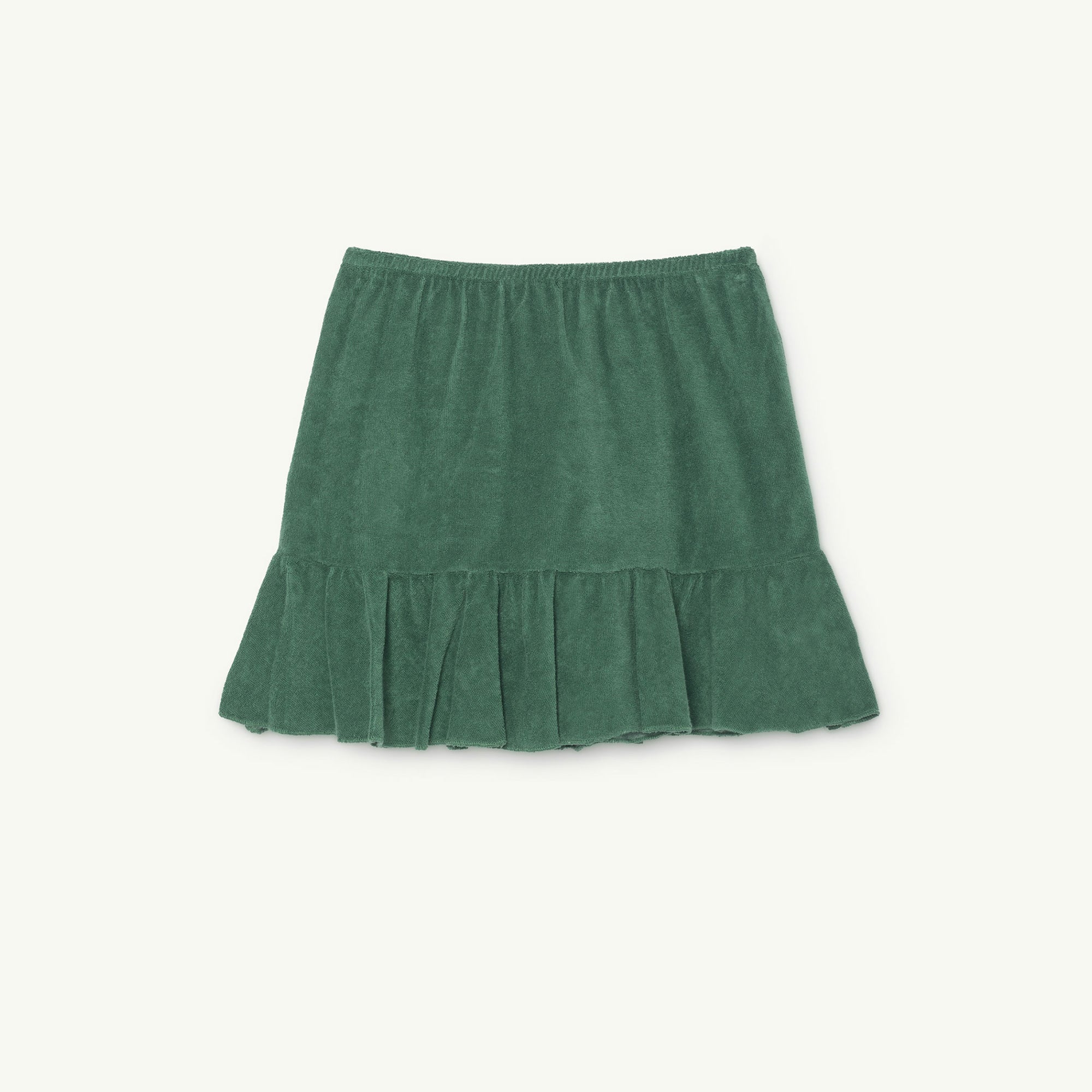 Girls Green Cotton Skirt
