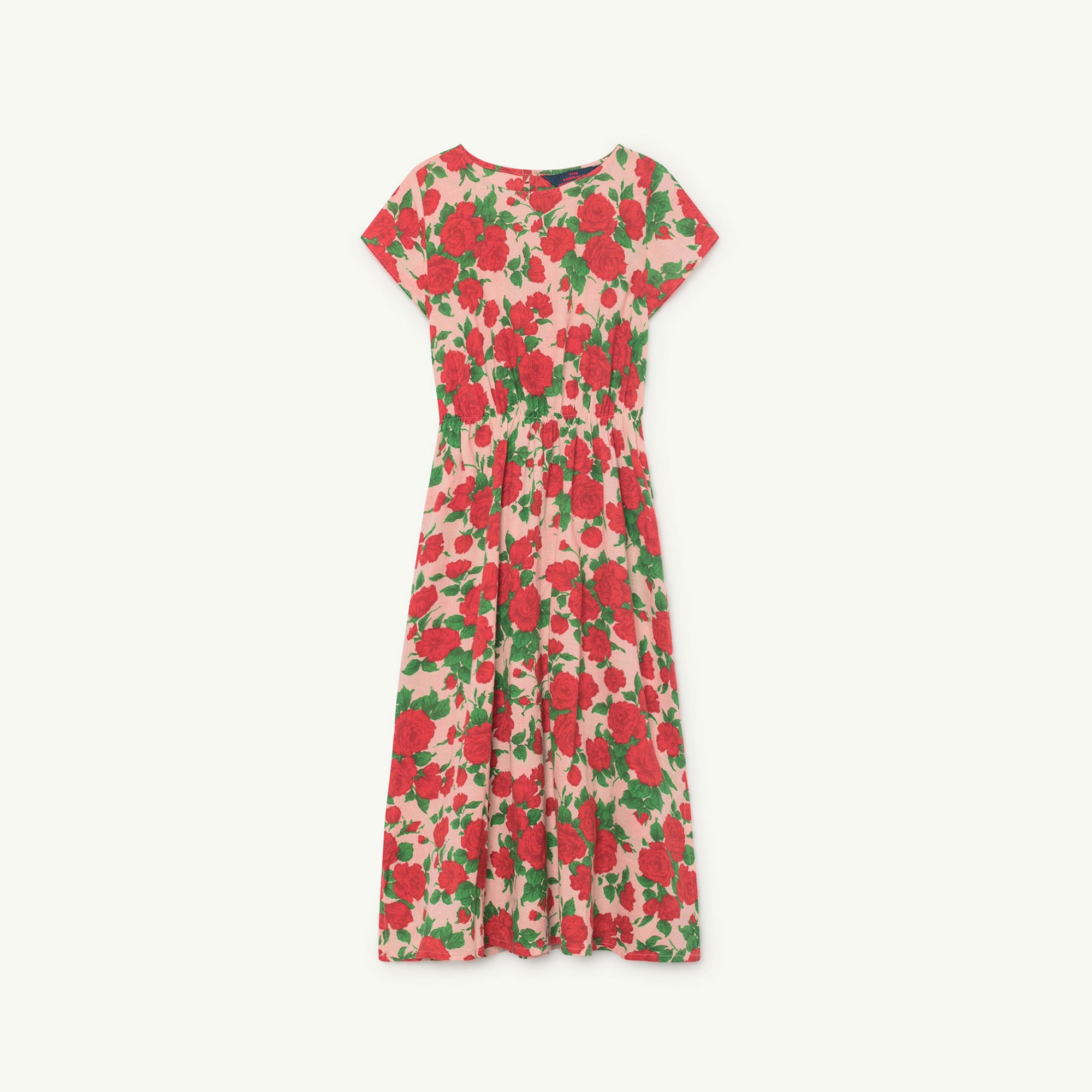 Girls Nude Rose Cotton Dress