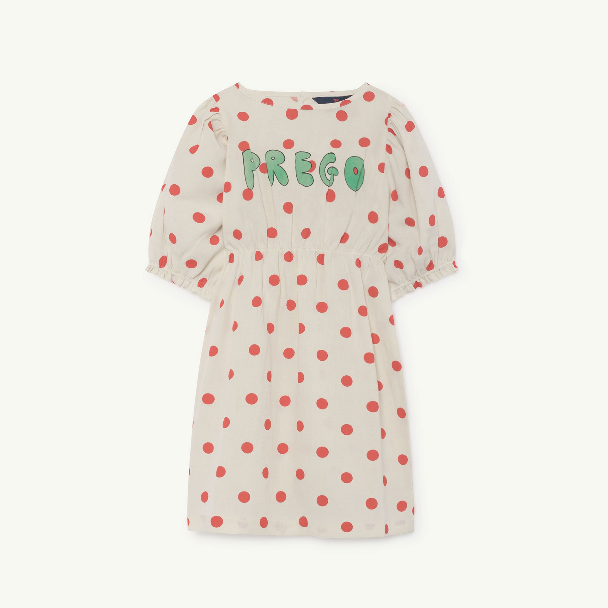 Girls White Polka Dots Dress