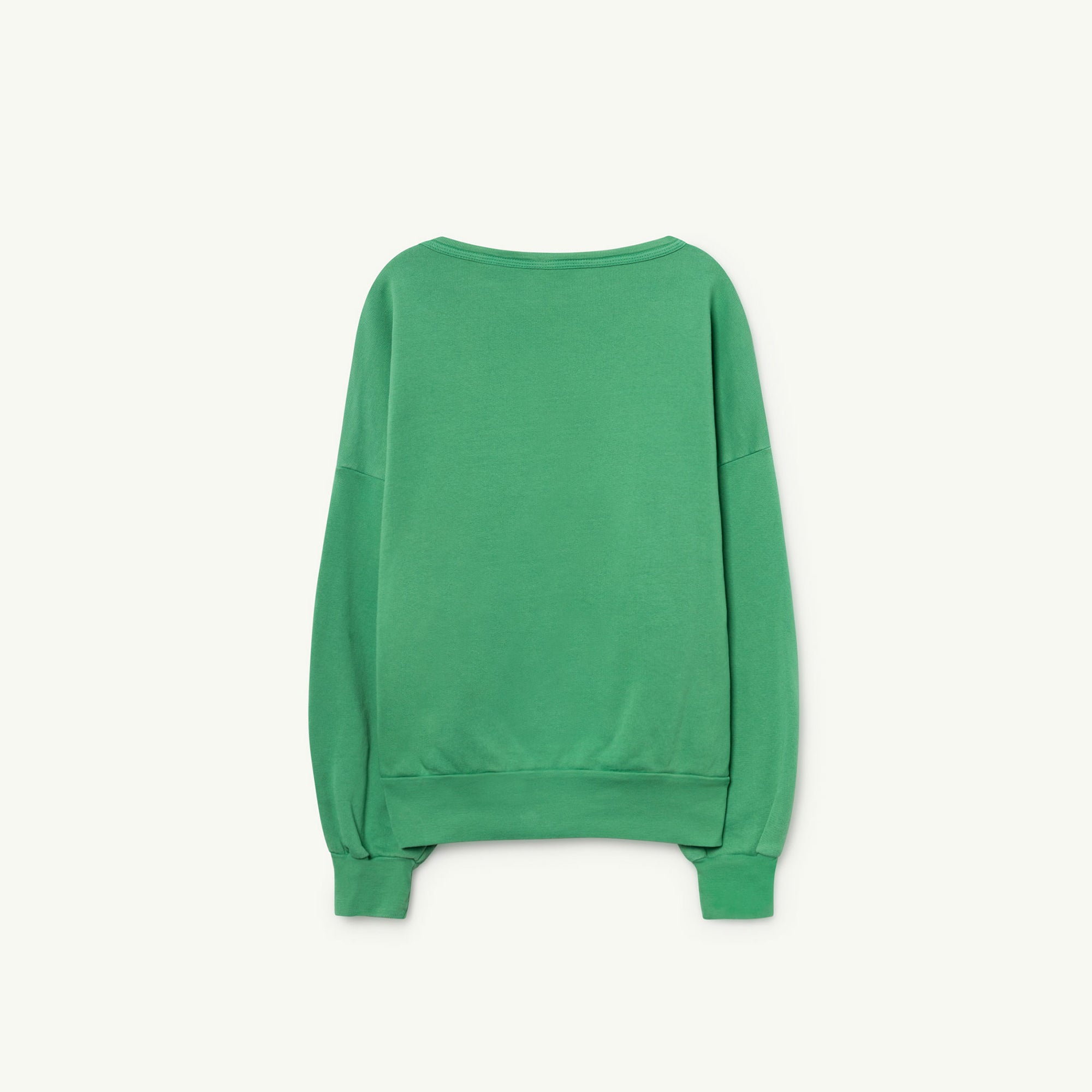 Girls & Boys Green Cotton Sweatshirt
