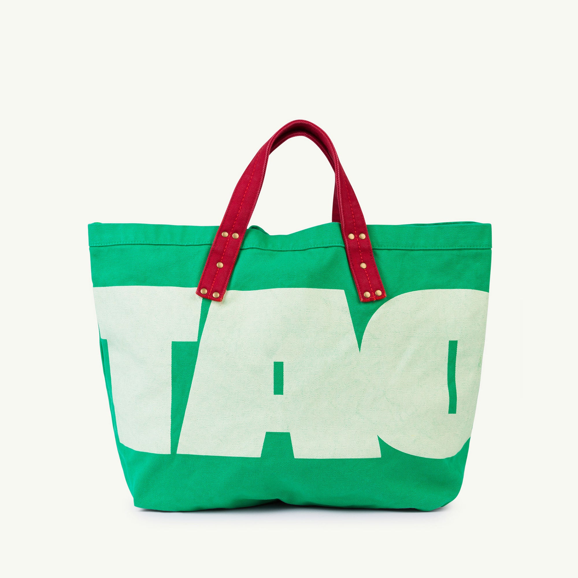 Girls Green Cotton Handbag