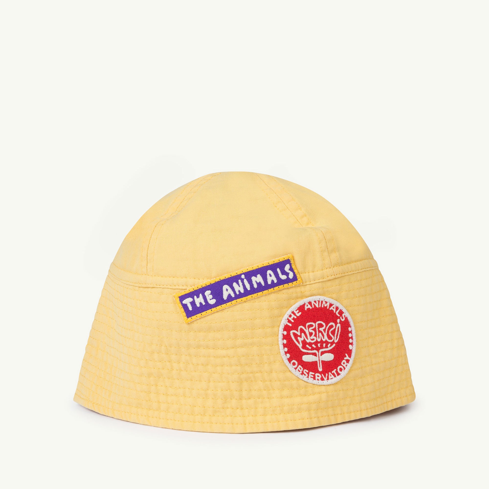 Boys & Girls Yellow Cotton Hat