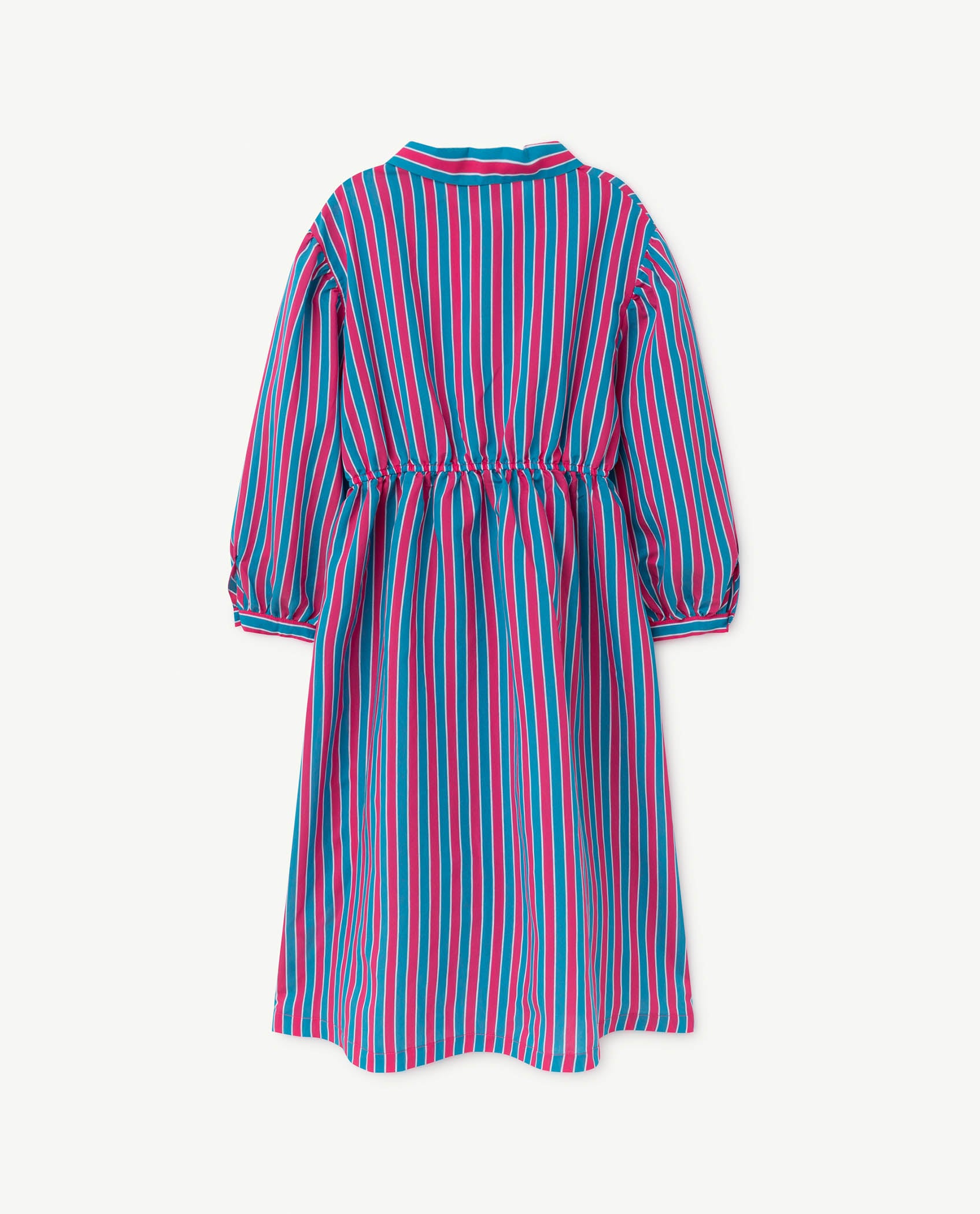 Girls Pink Striped Dress