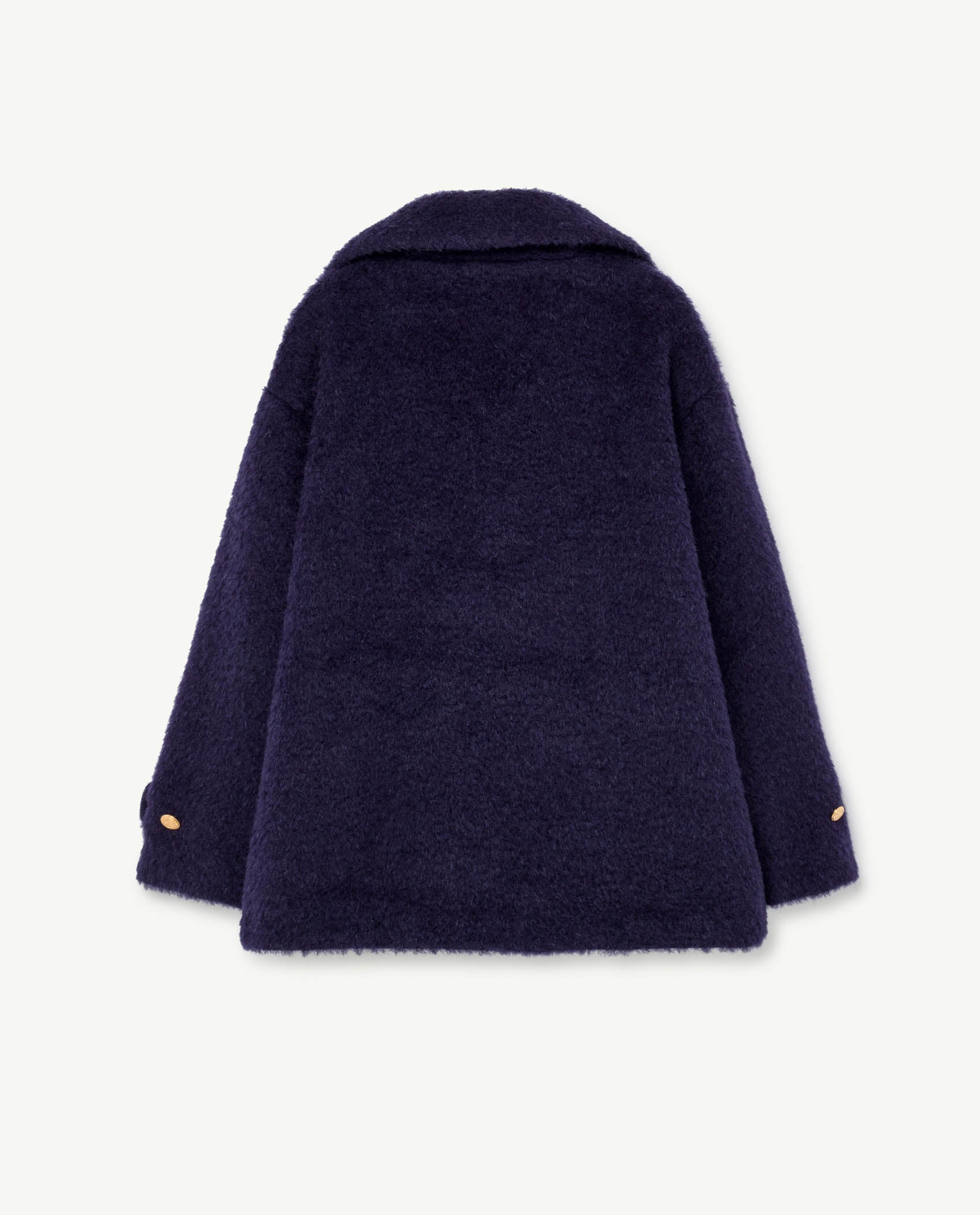 Girls Blue Wool Coat