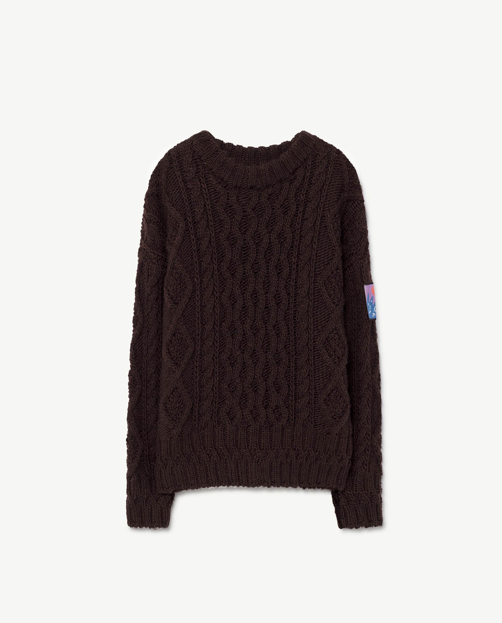 Boys & Girls Dark Brown Wool Sweater