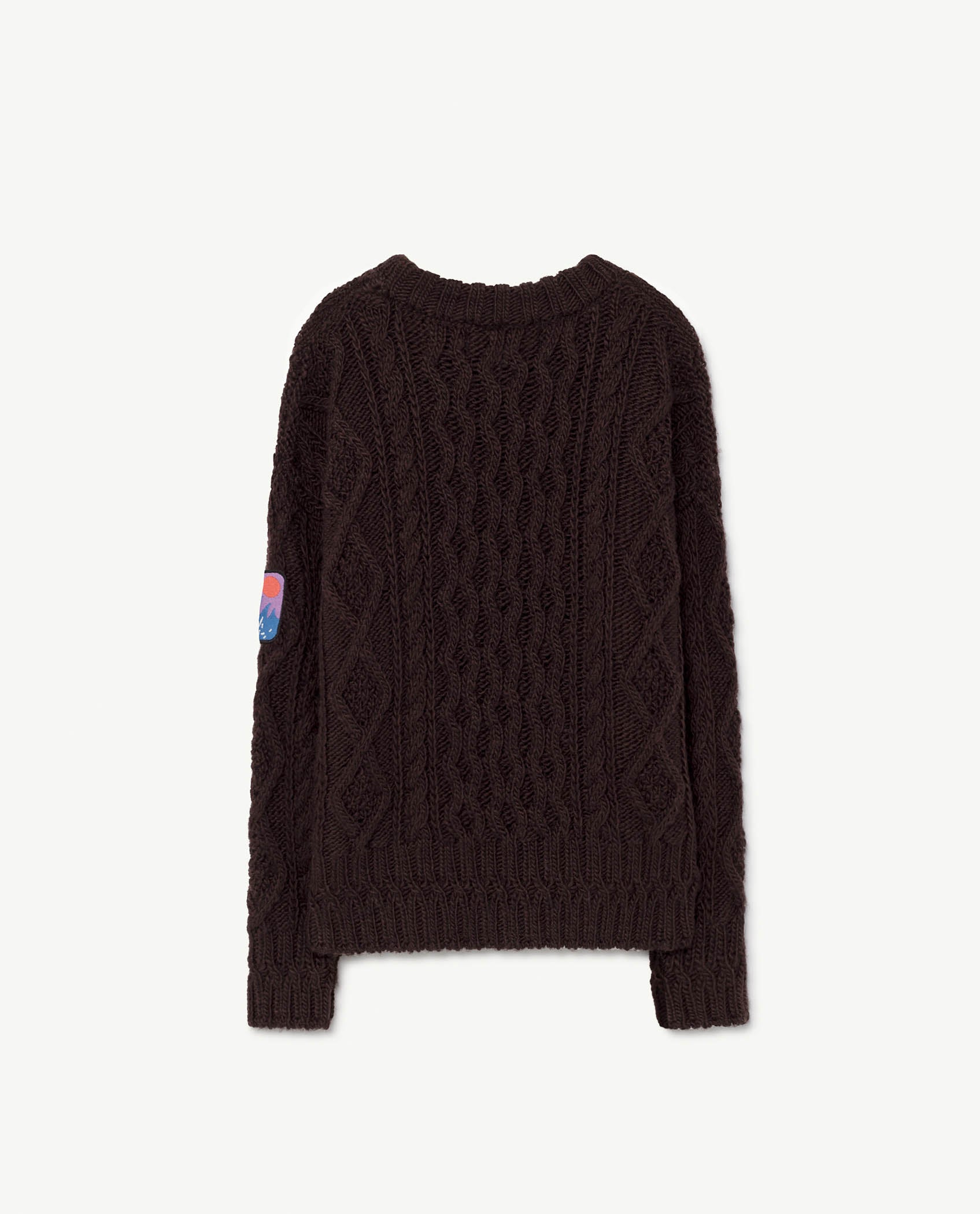 Boys & Girls Dark Brown Wool Sweater