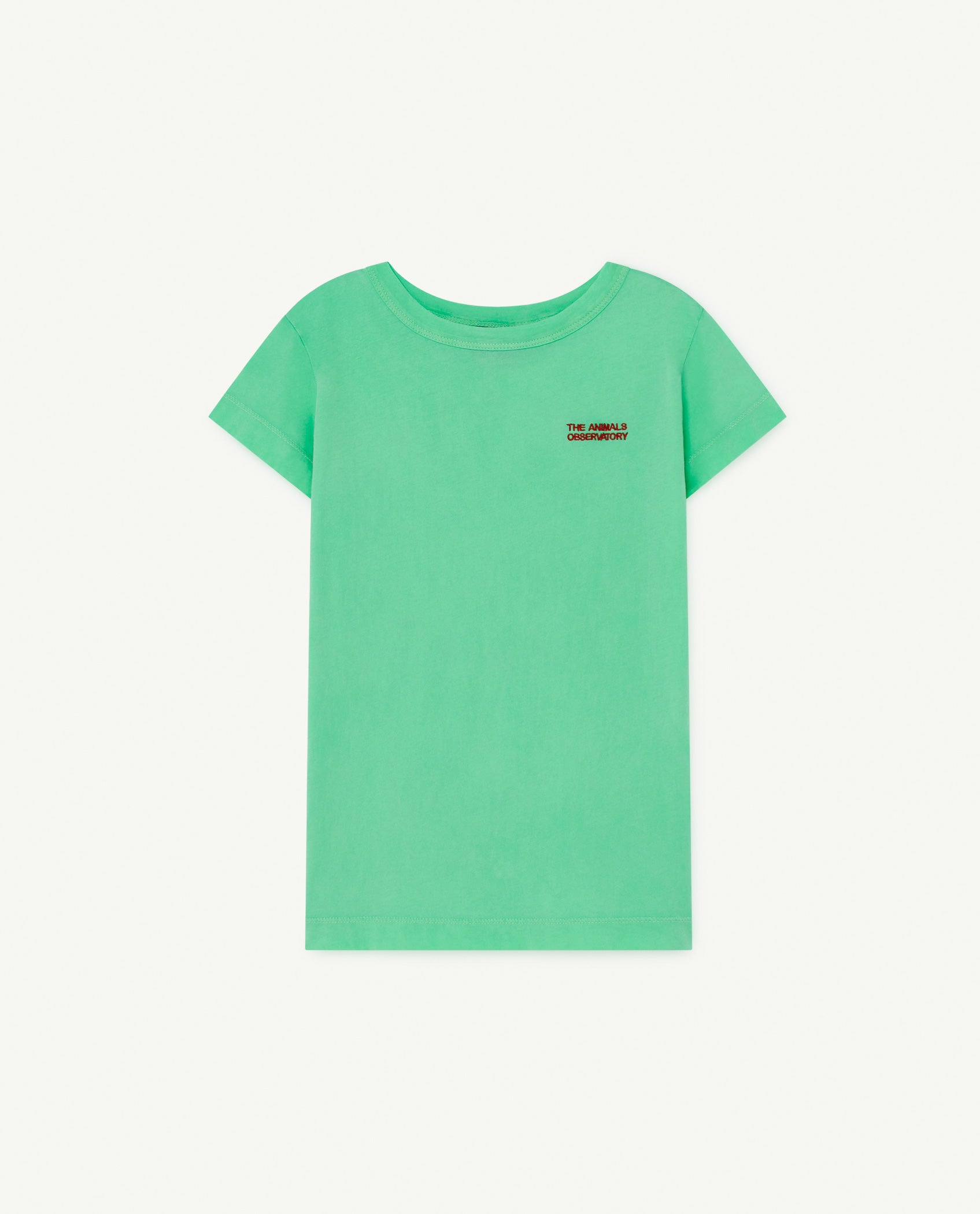 Boys & Girls Green Cotton T-shirt