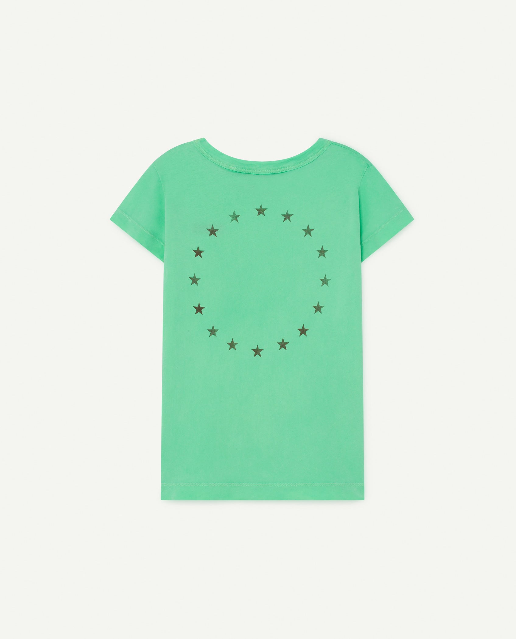 Boys & Girls Green Cotton T-shirt