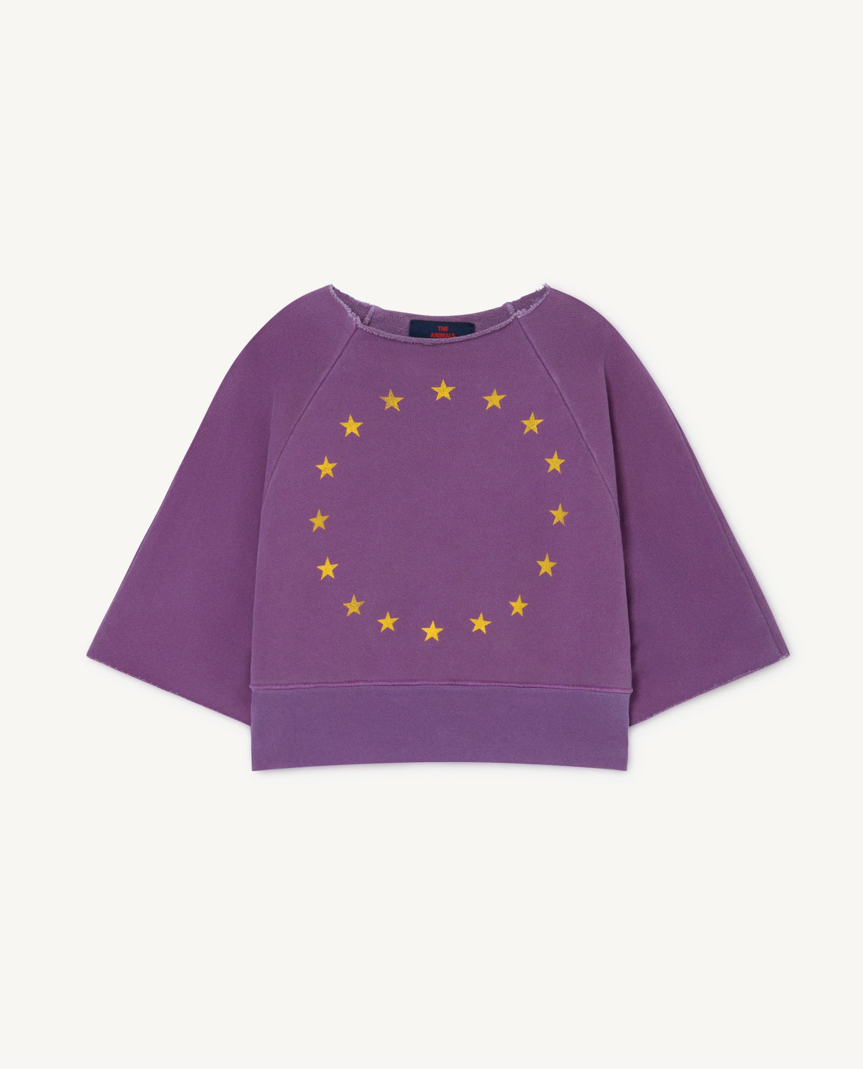 Boys & Girls Purple Star Cotton Sweatshirt