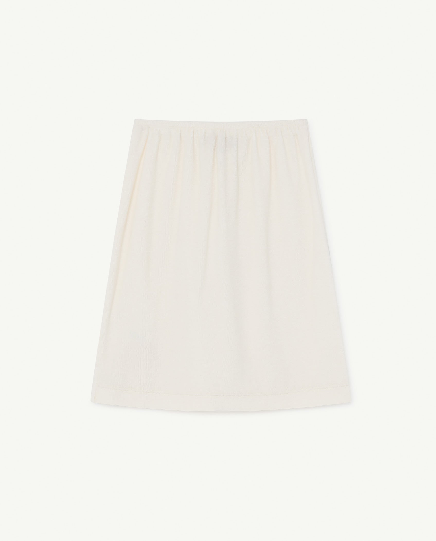 Girls White Fruit Cotton Skirt