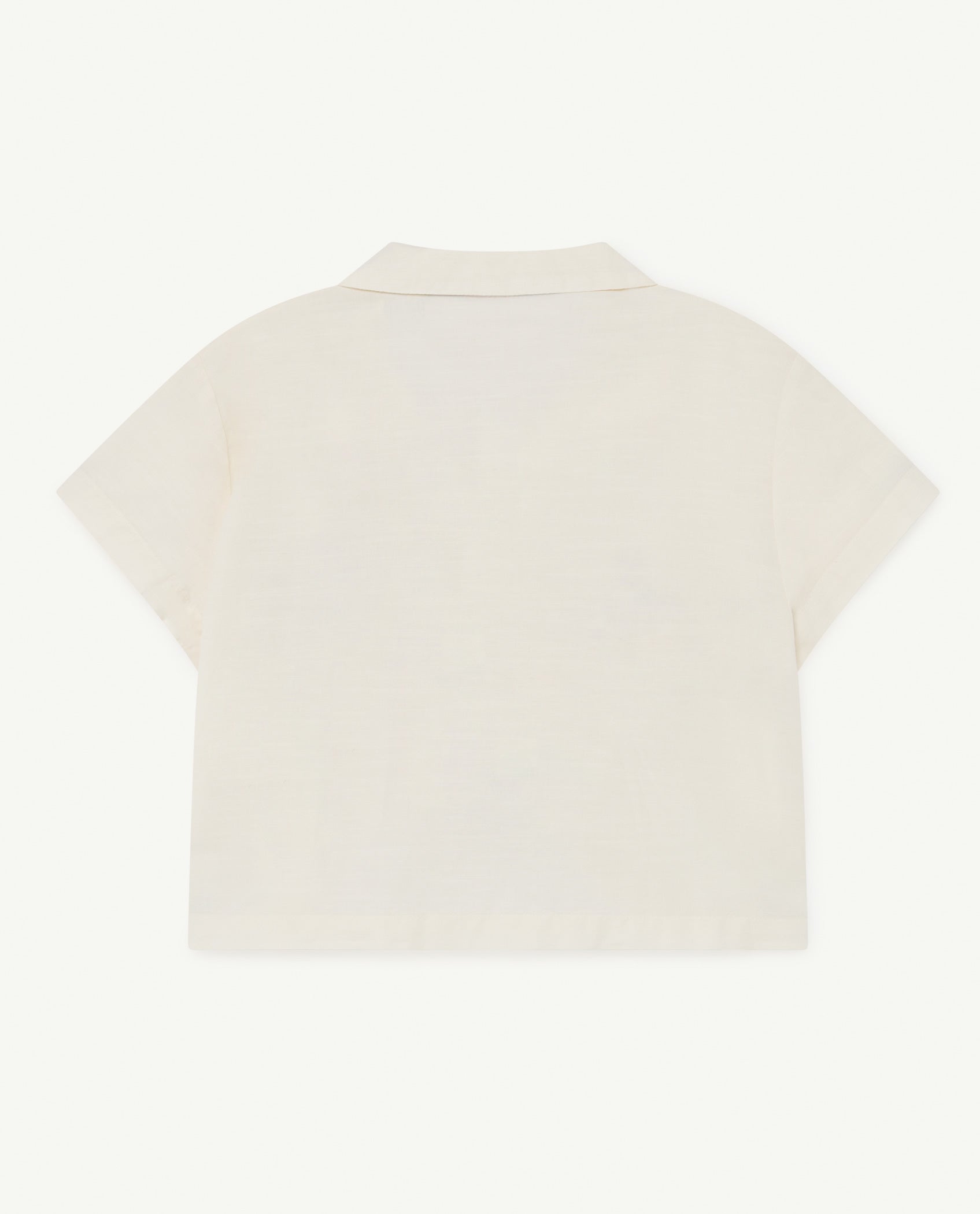 Girls White Embroidered Cotton Shirt