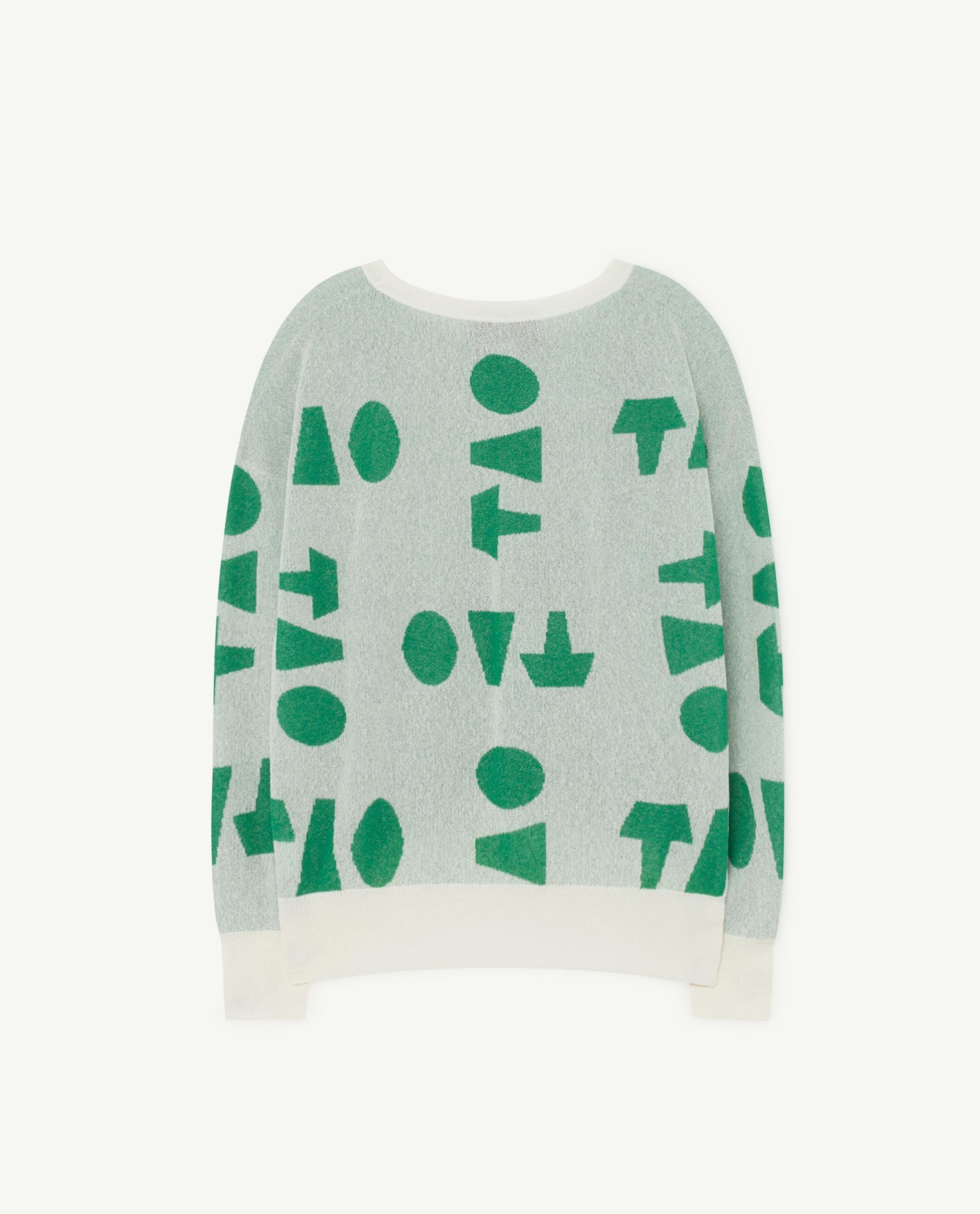 Boys & Girls Light Green Cotton Sweater