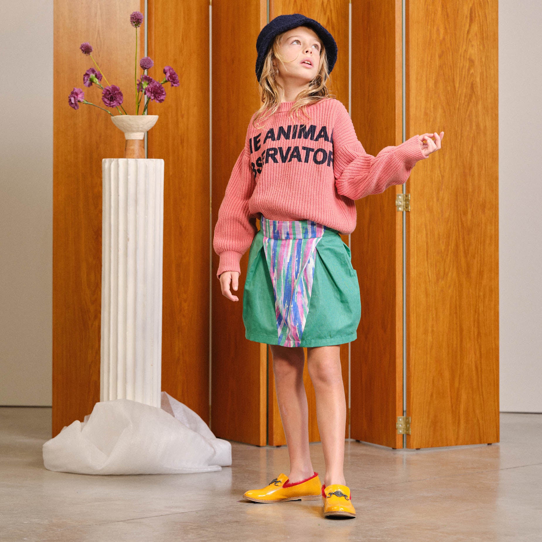 Boys & Girls Pink Logo Sweater