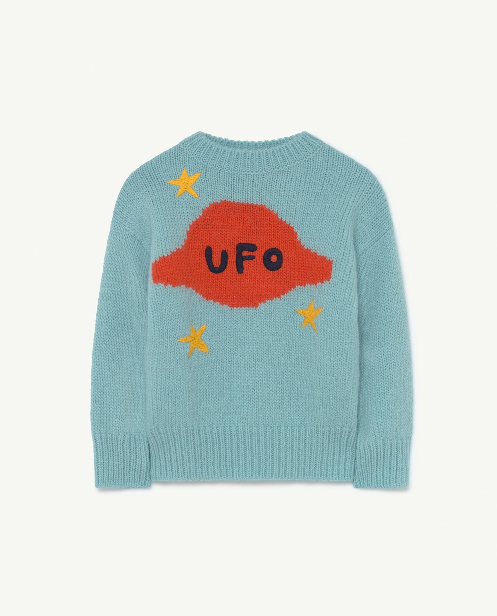 Boys & Girls Soft Blue Organic Wool Sweater