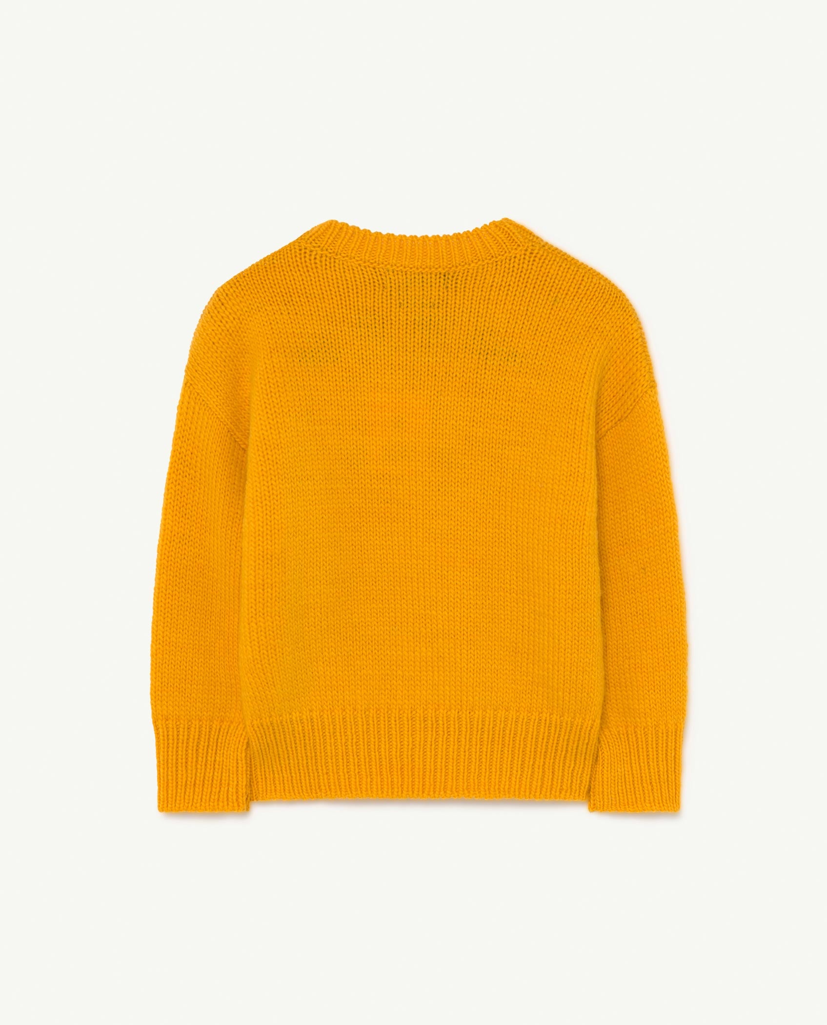 Boys & Girls Yellow Face Organic Wool Sweater