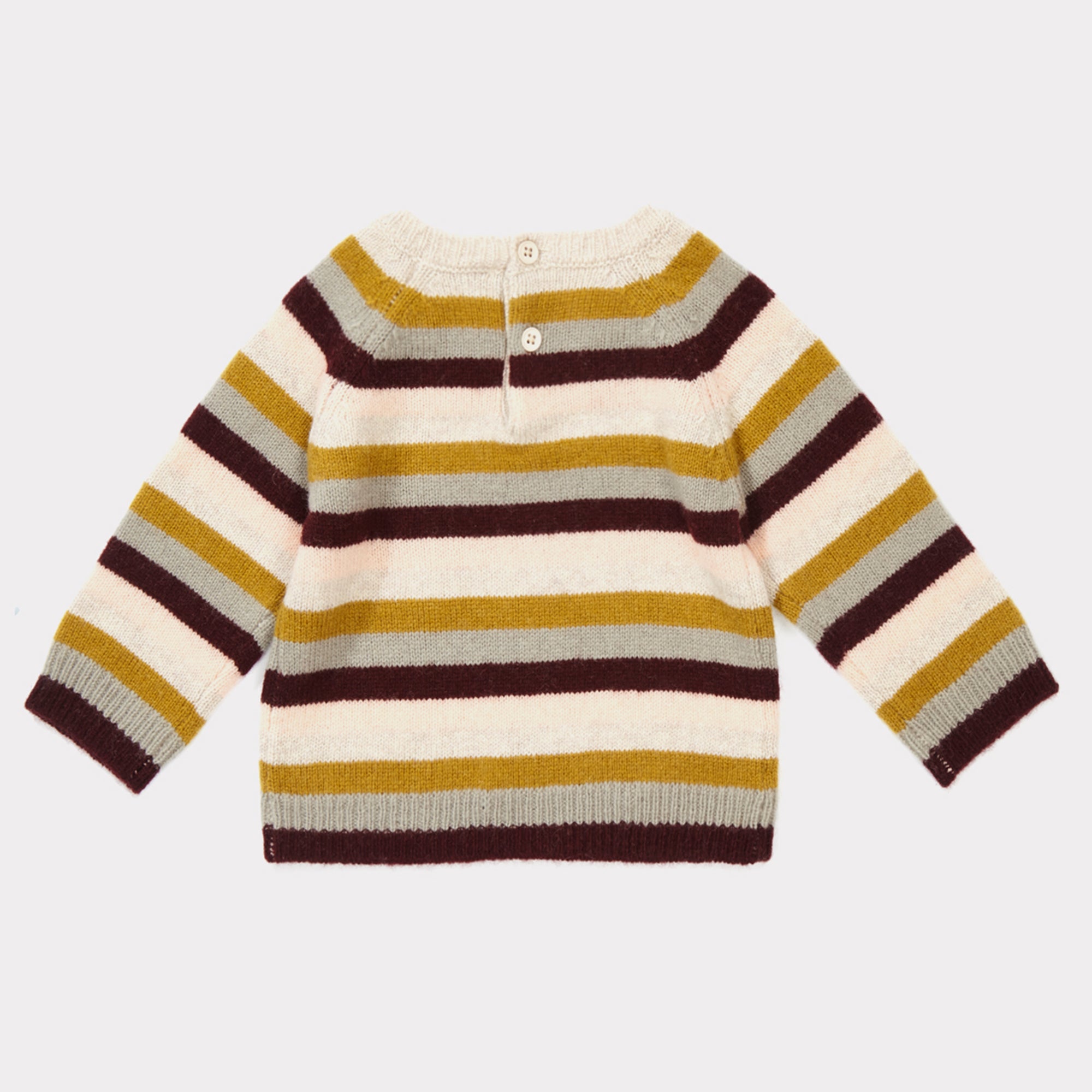 Baby Rosewood Striped Sweater