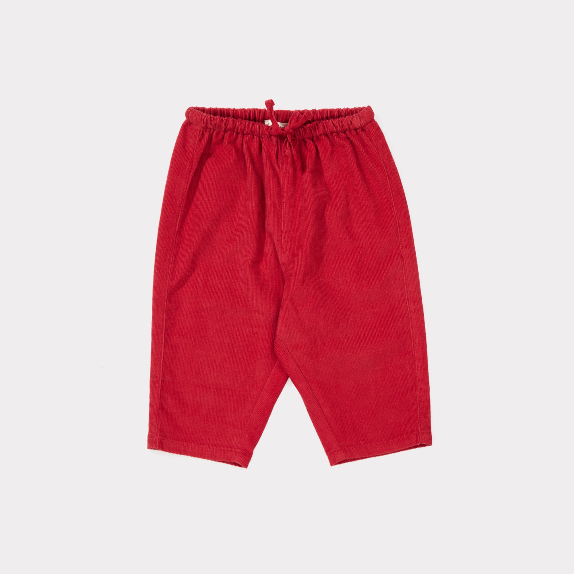 Baby Tomato Cotton Woven Trousers